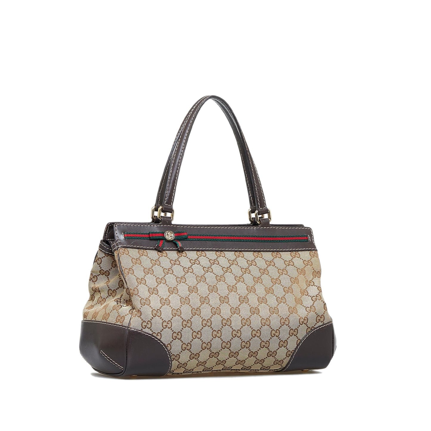 Gucci GG Mayfair SHG-RoR4aV Canvas Brown Tote Bag