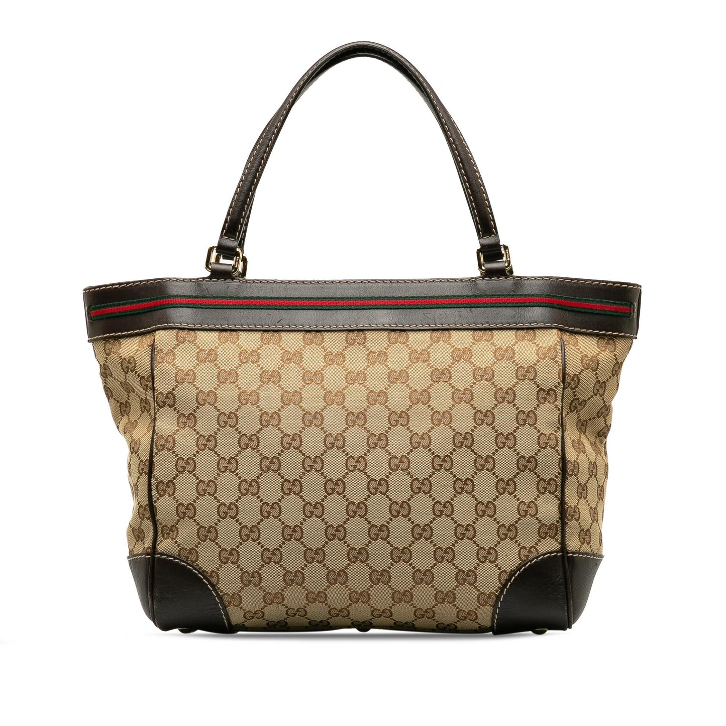Gucci GG Mayfair SHG-psPOfN Canvas Calf Brown Tote Bag