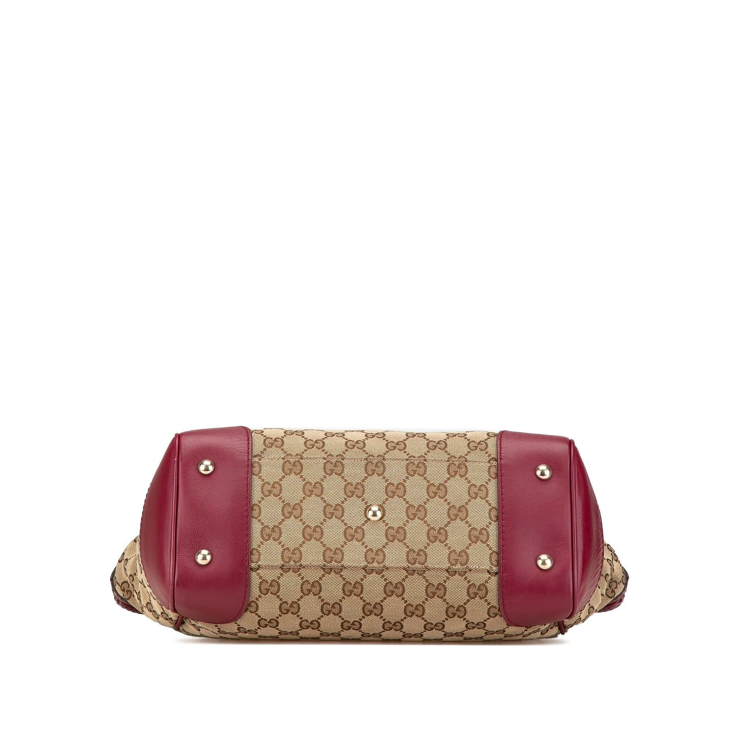 Gucci GG Mayfair Canvas Calf Brown Tote Bag