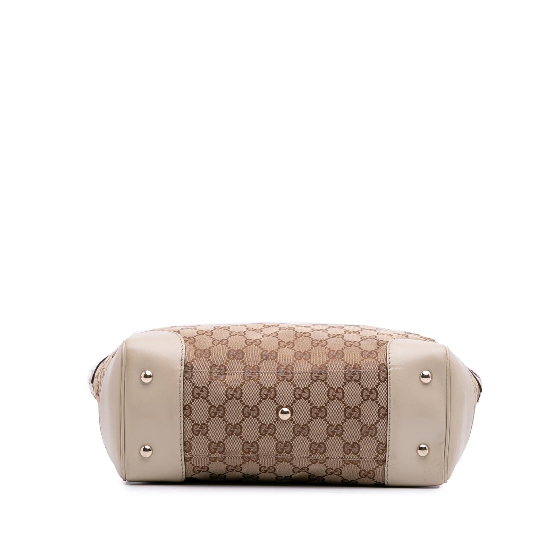 Gucci GG Mayfair Canvas Brown Tote Bag