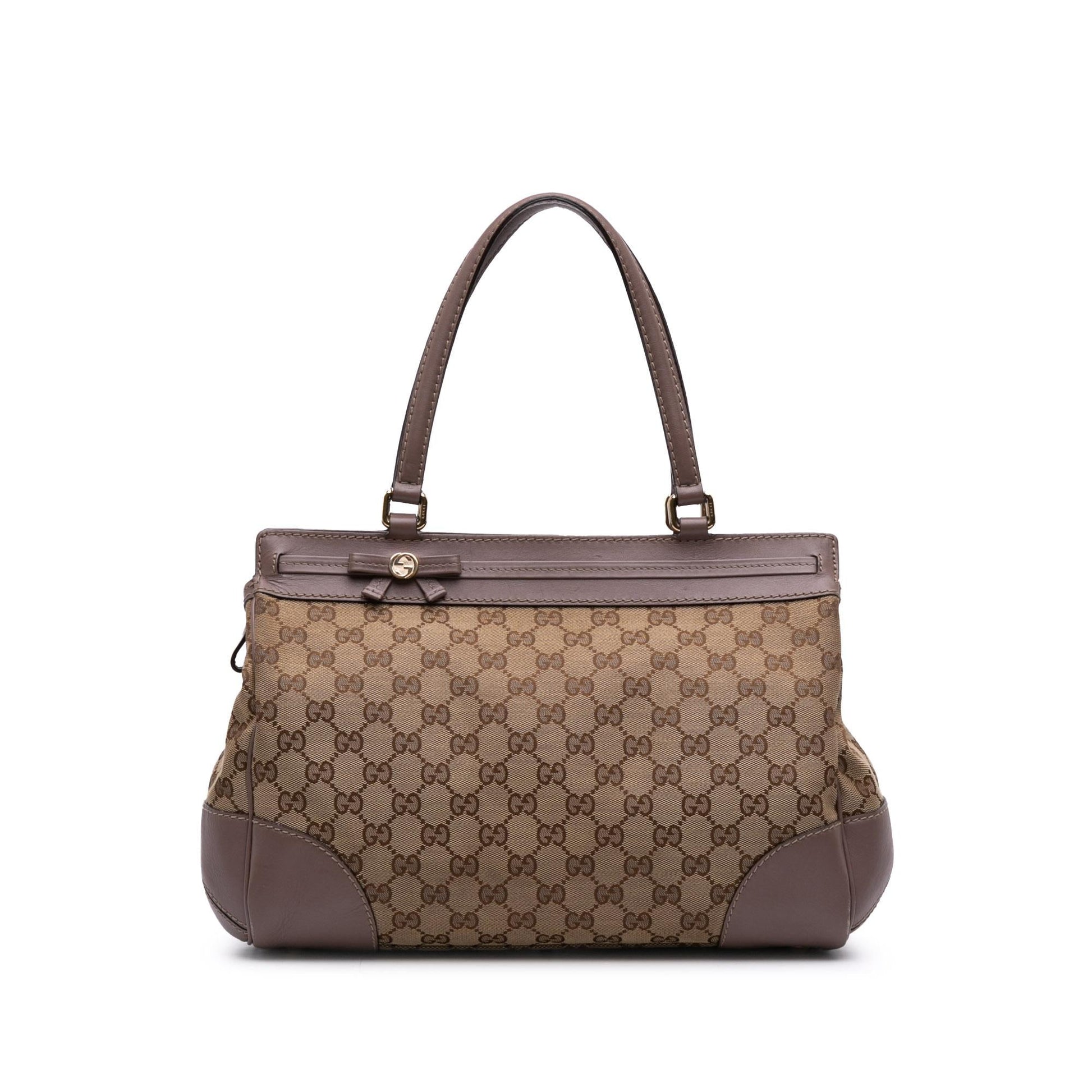 Gucci GG Mayfair Canvas Tote Bag