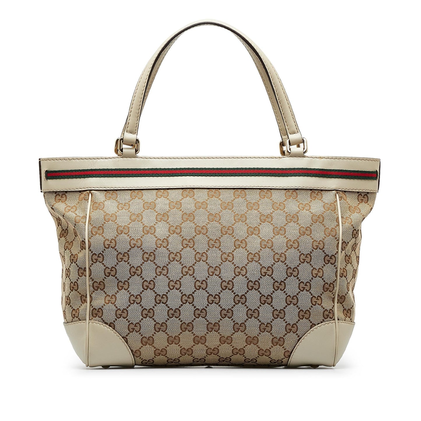 Gucci GG Mayfair SHG-0x3a7G Canvas Calf Brown Tote Bag