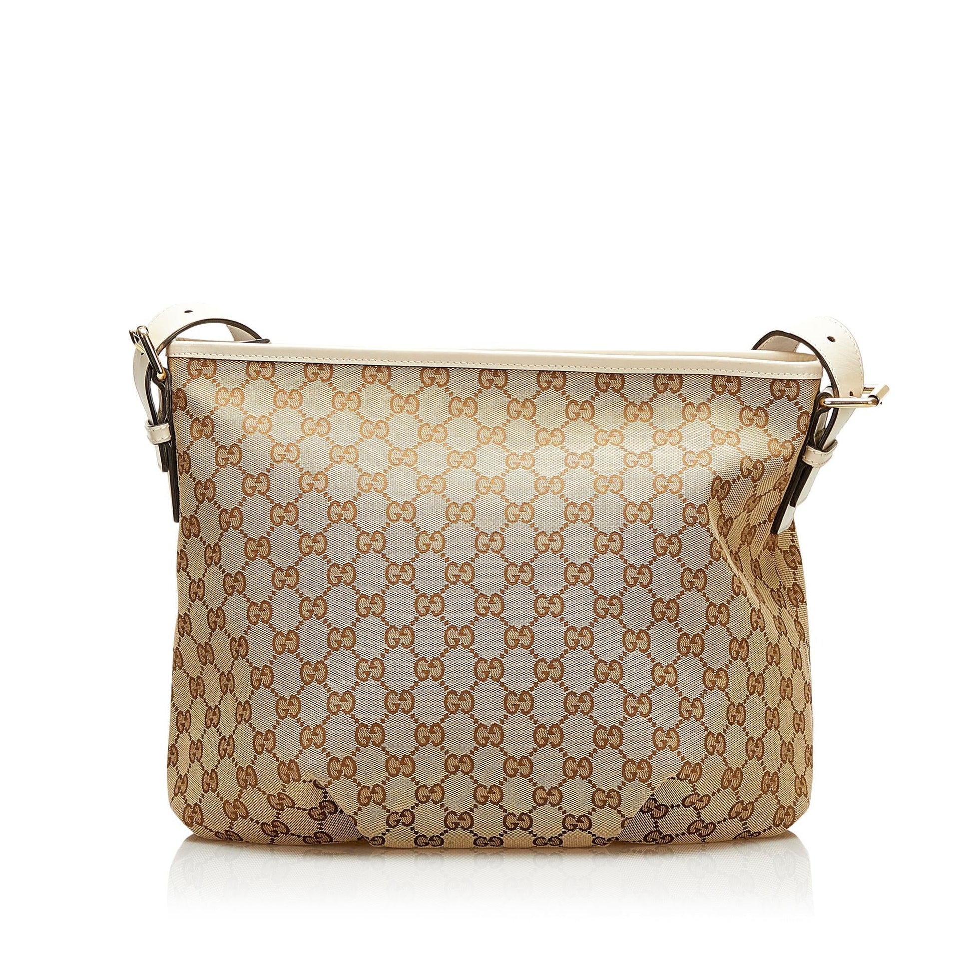 Gucci GG Messenger SHG Canvas Brown Shoulder Bag