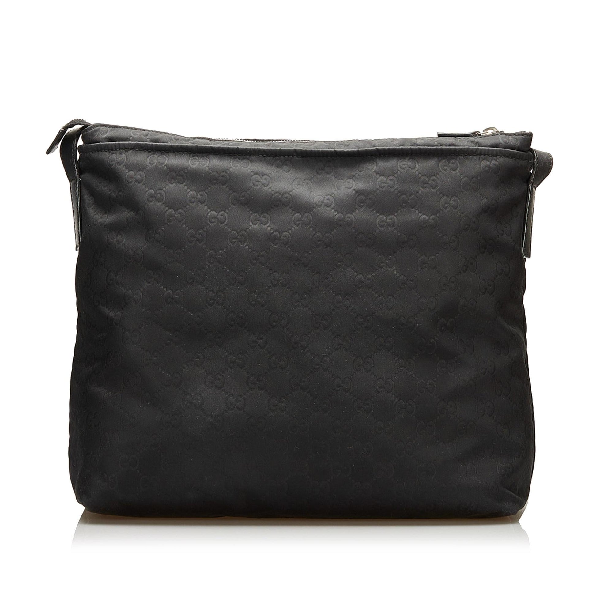 Gucci GG Messenger SHG Canvas Black Crossbody Bag