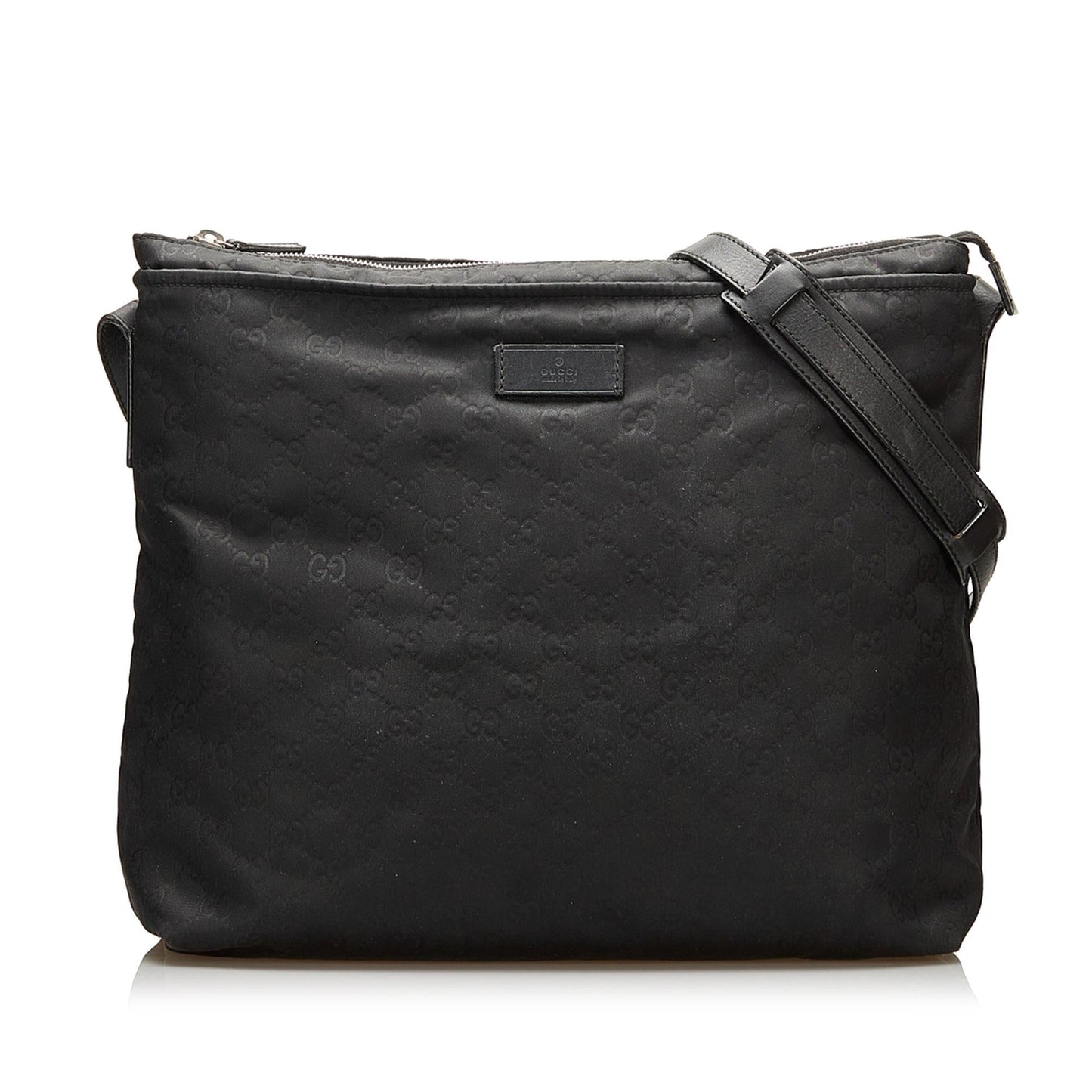 Gucci GG Messenger SHG Canvas Black Crossbody Bag