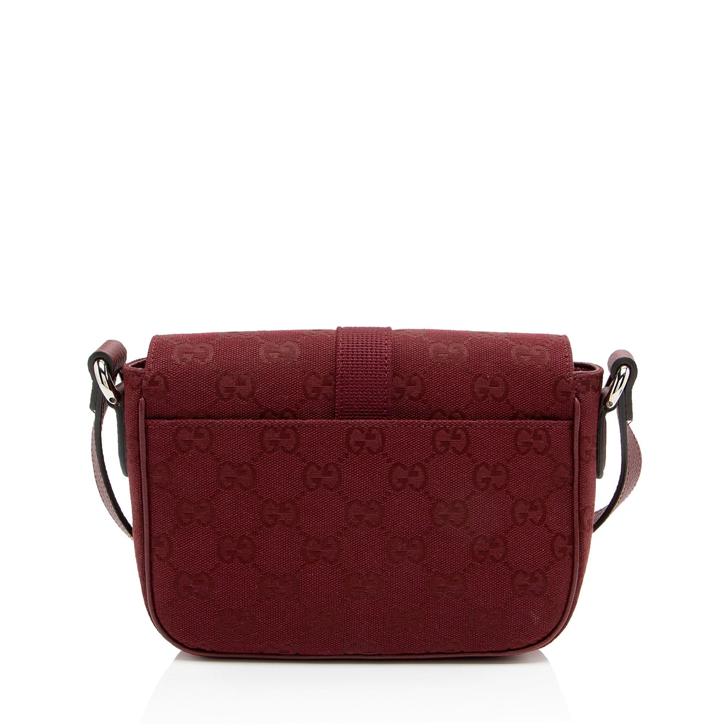 Gucci GG Web Buckle Canvas Mini Crossbody Bag