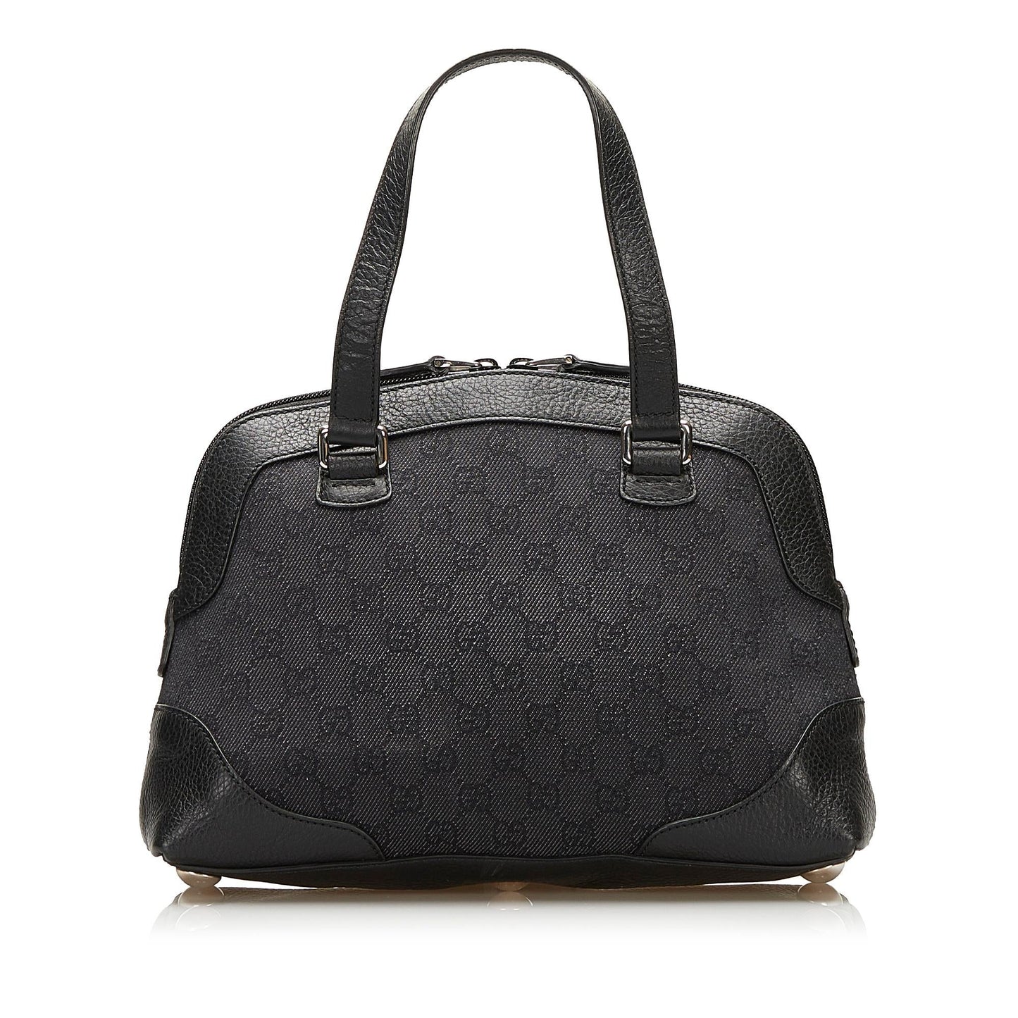 Gucci GG Dome SHG Canvas Black Mini Satchel Bag