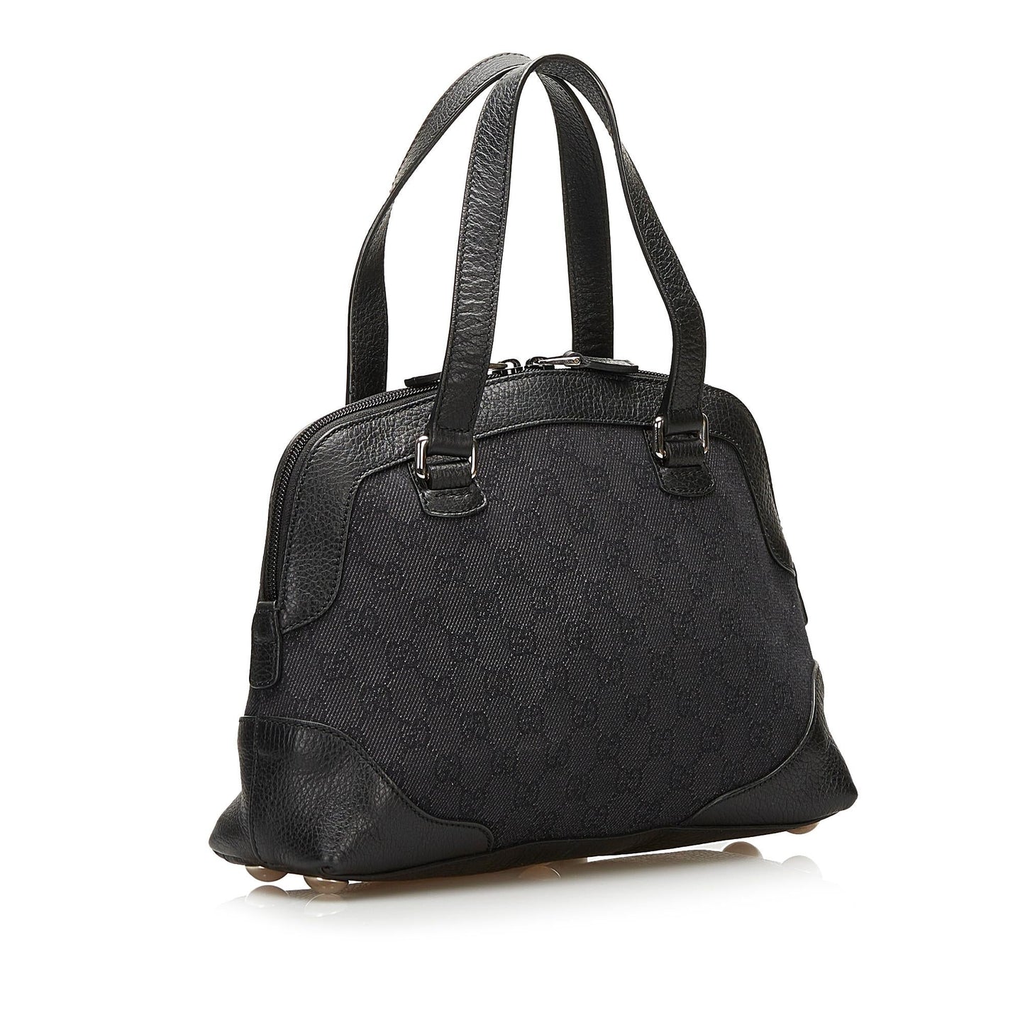Gucci GG Dome SHG Canvas Black Mini Satchel Bag