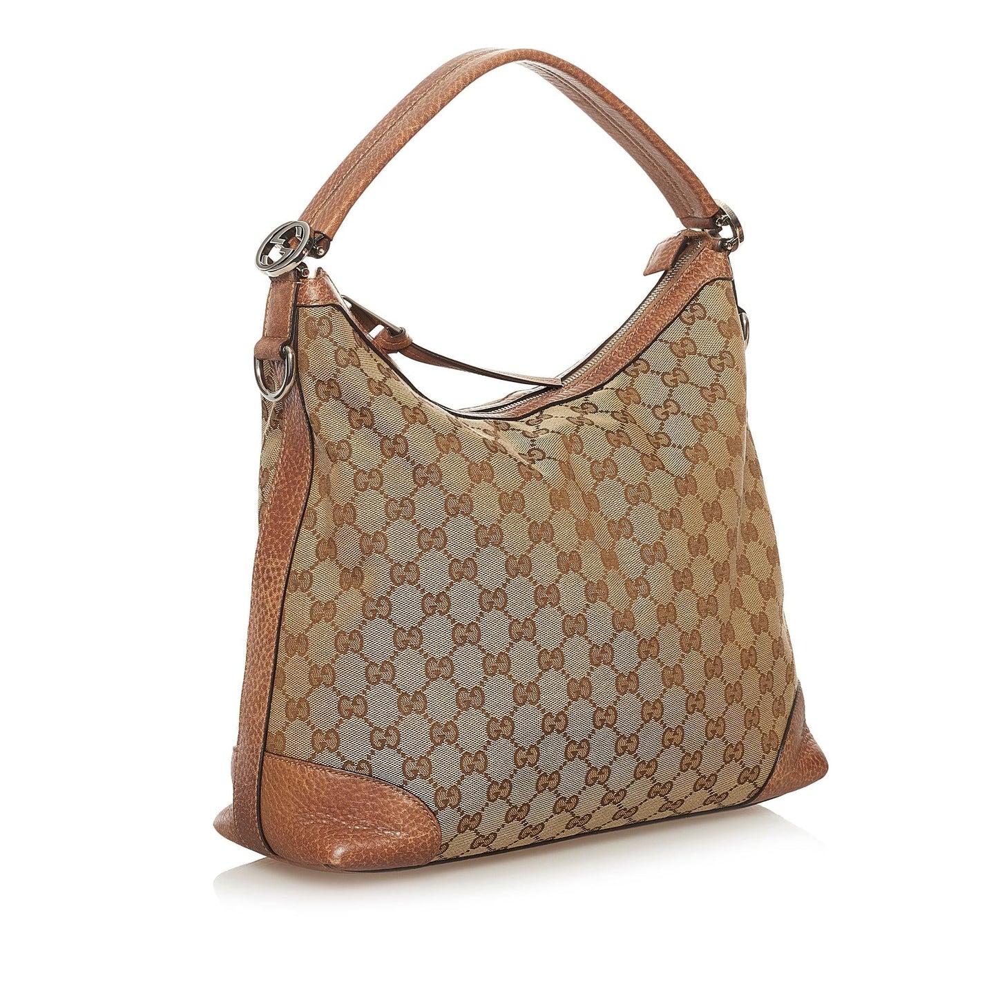 Gucci GG Miss G SHG Canvas Brown Satchel Bag