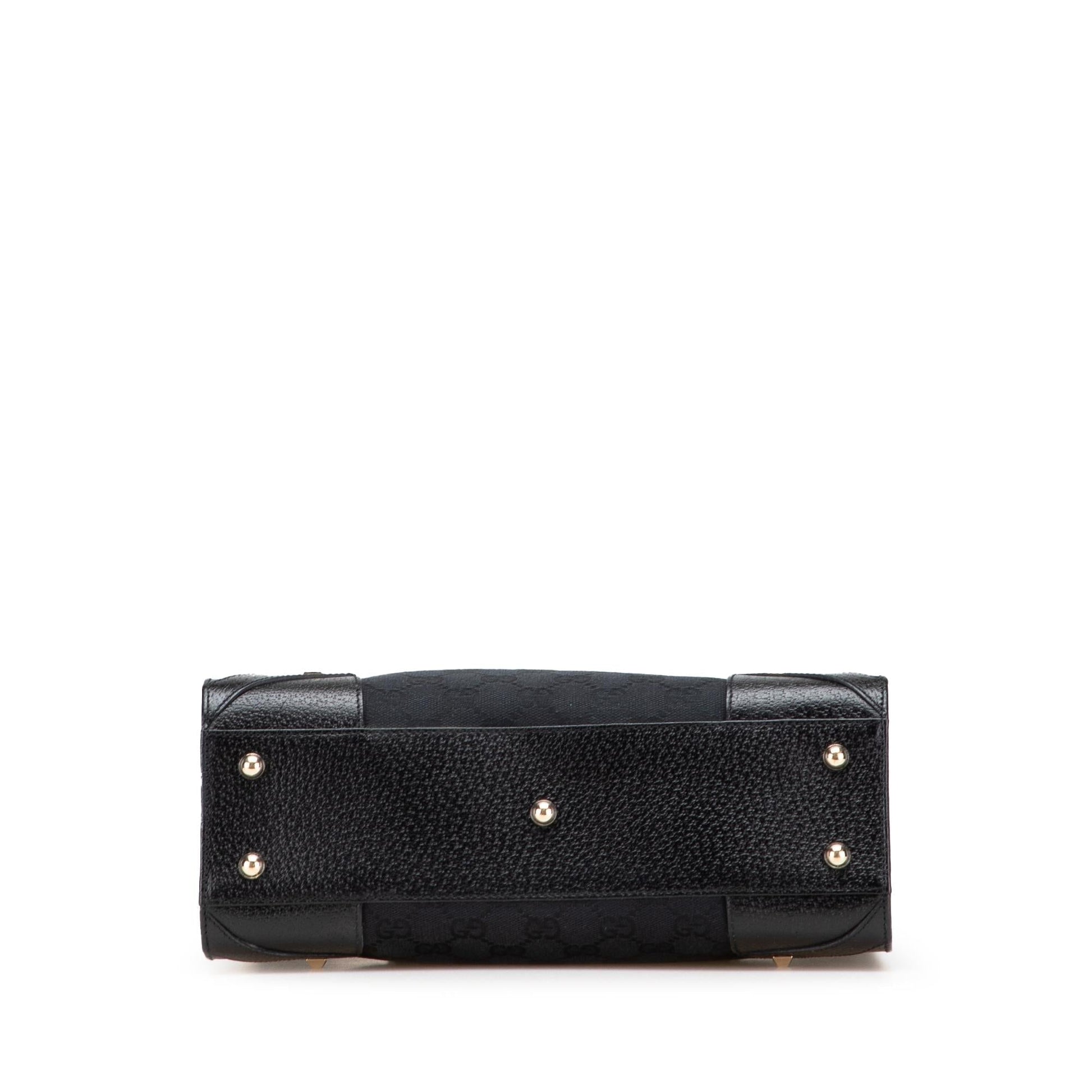 Gucci GG Nailhead Canvas Travel Bag