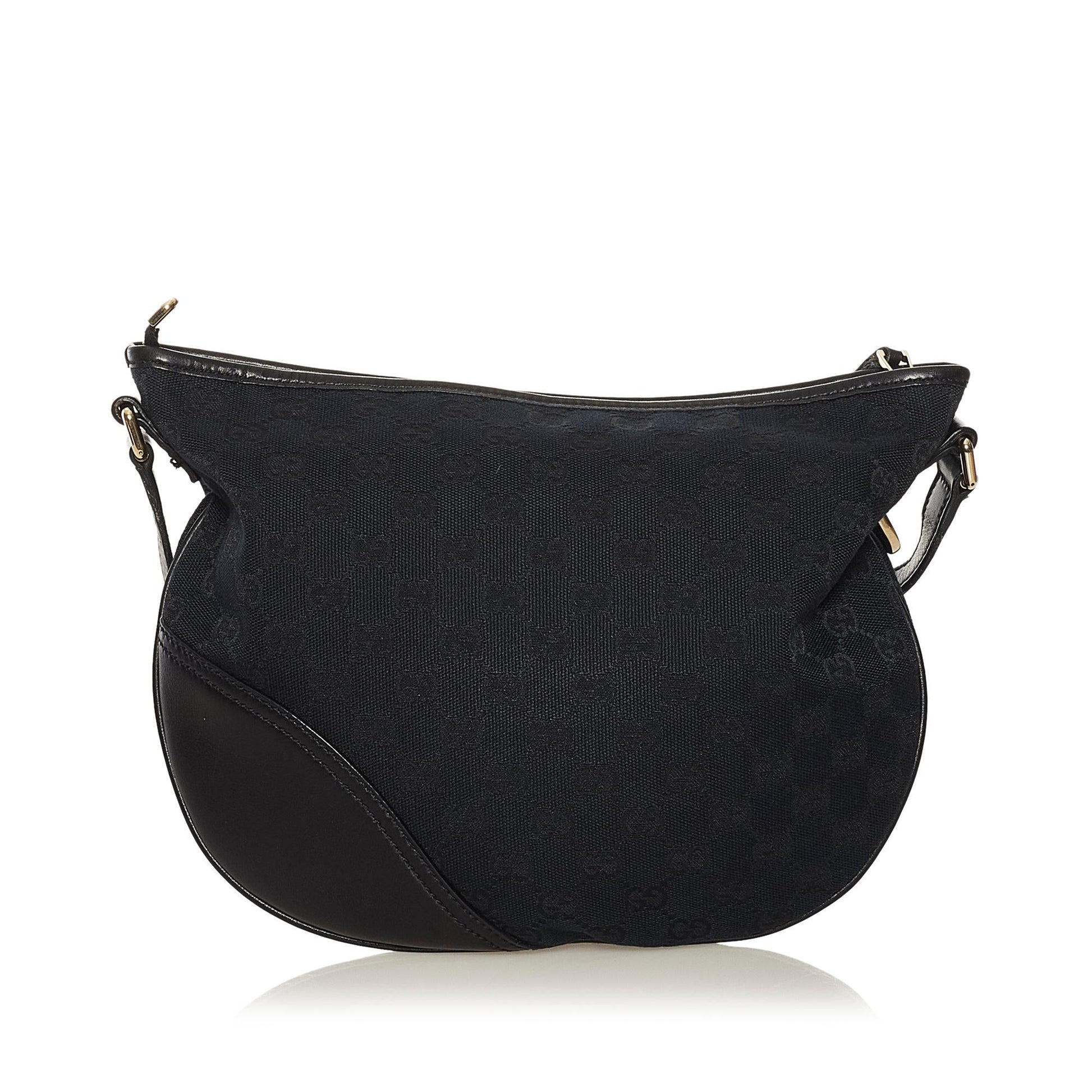 Gucci GG New Britt SHG Canvas Black Crossbody Bag