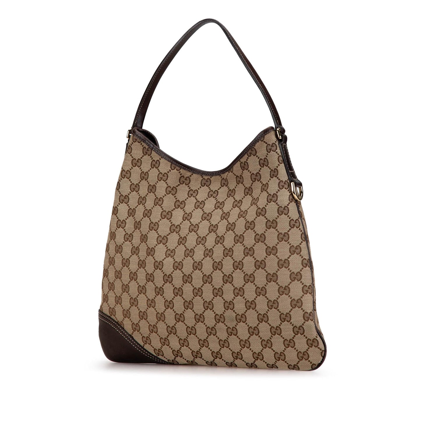 Gucci GG New Britt SHG-fslGVf Canvas Calf Brown Shoulder Bag