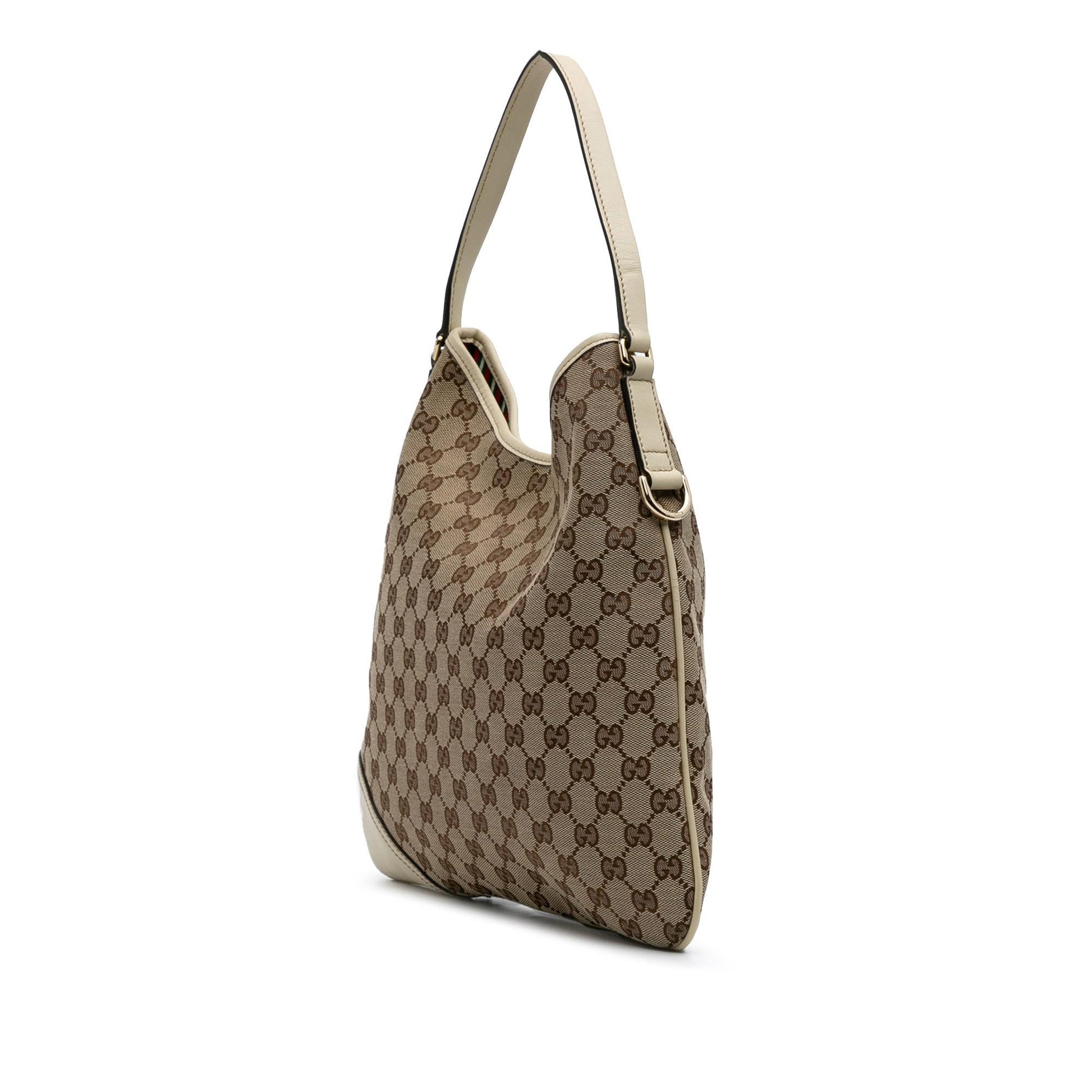 Gucci GG New Britt Canvas Calf Brown Shoulder Bag