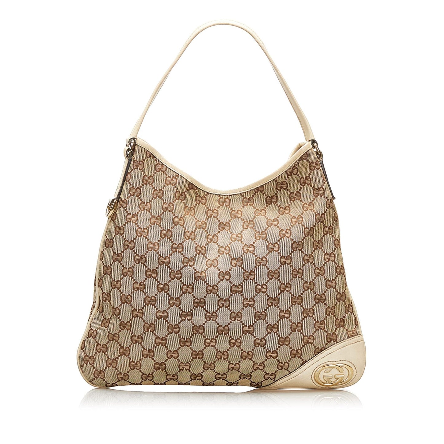 Gucci GG New Britt SHG Canvas Brown Shoulder Bag