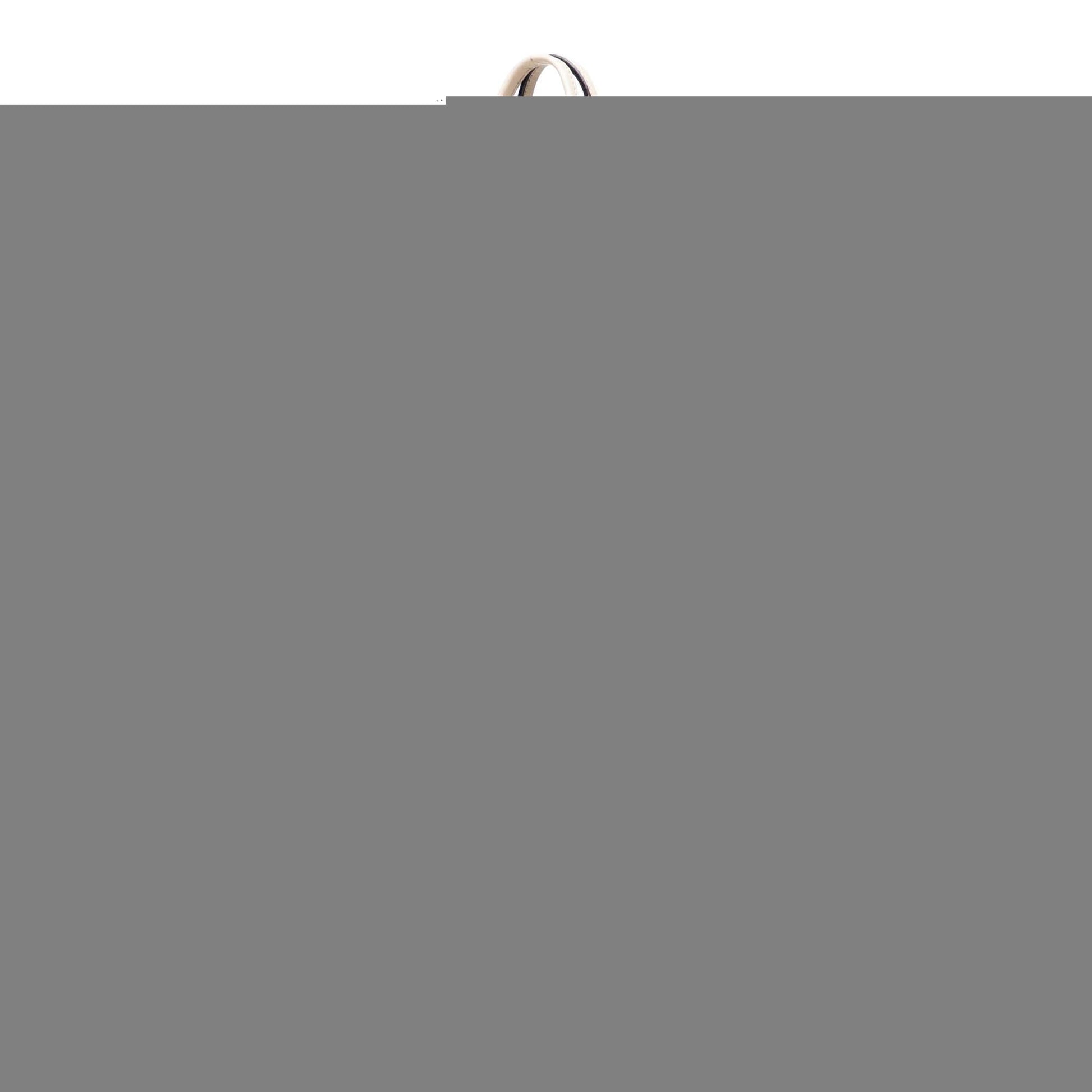 Gucci GG New Britt Canvas Calf White Brown Tote Bag Britt Tote