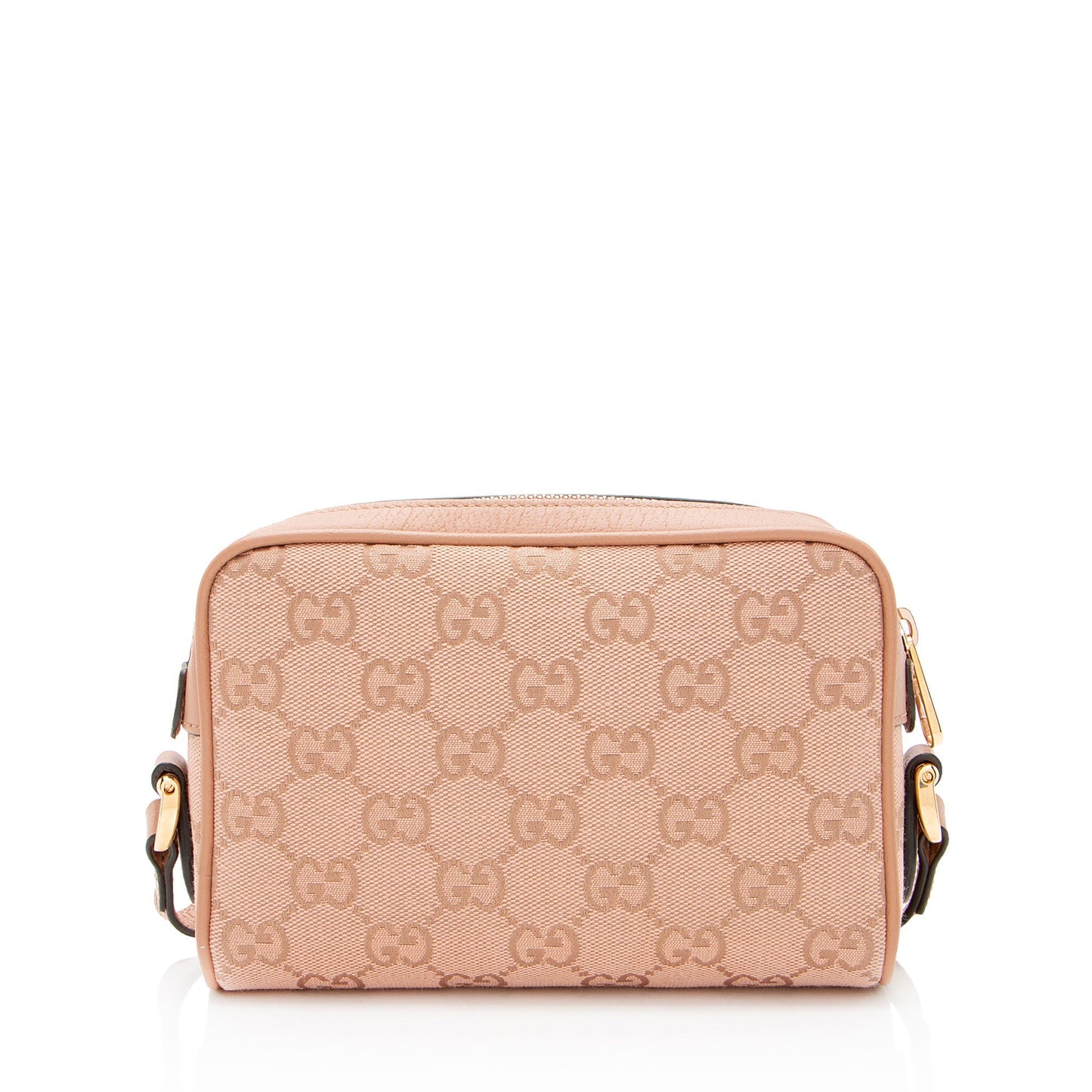 Gucci GG Ophidia Leather Canvas Pink Mini Crossbody Bag