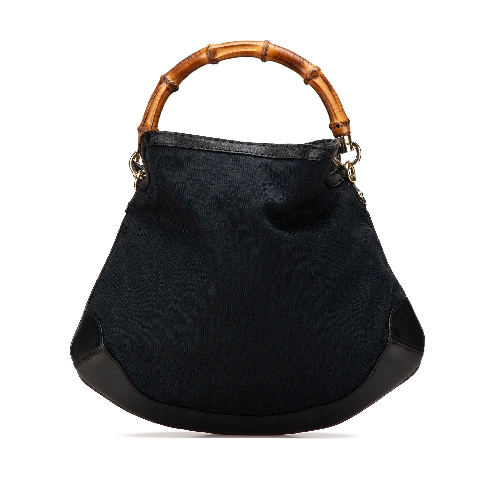 Gucci GG Peggy Canvas Calf Blue Satchel Bag