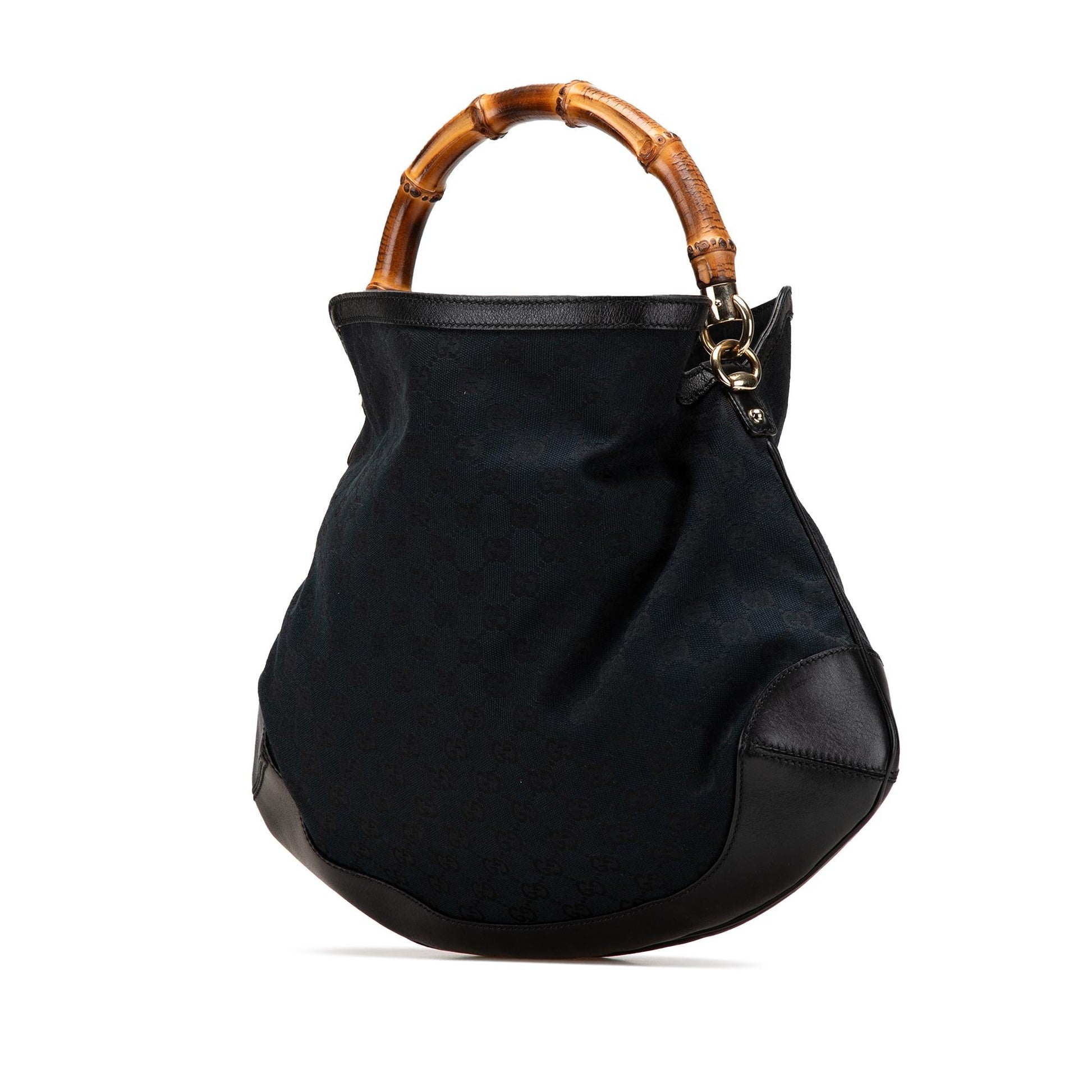 Gucci GG Peggy Canvas Calf Blue Satchel Bag