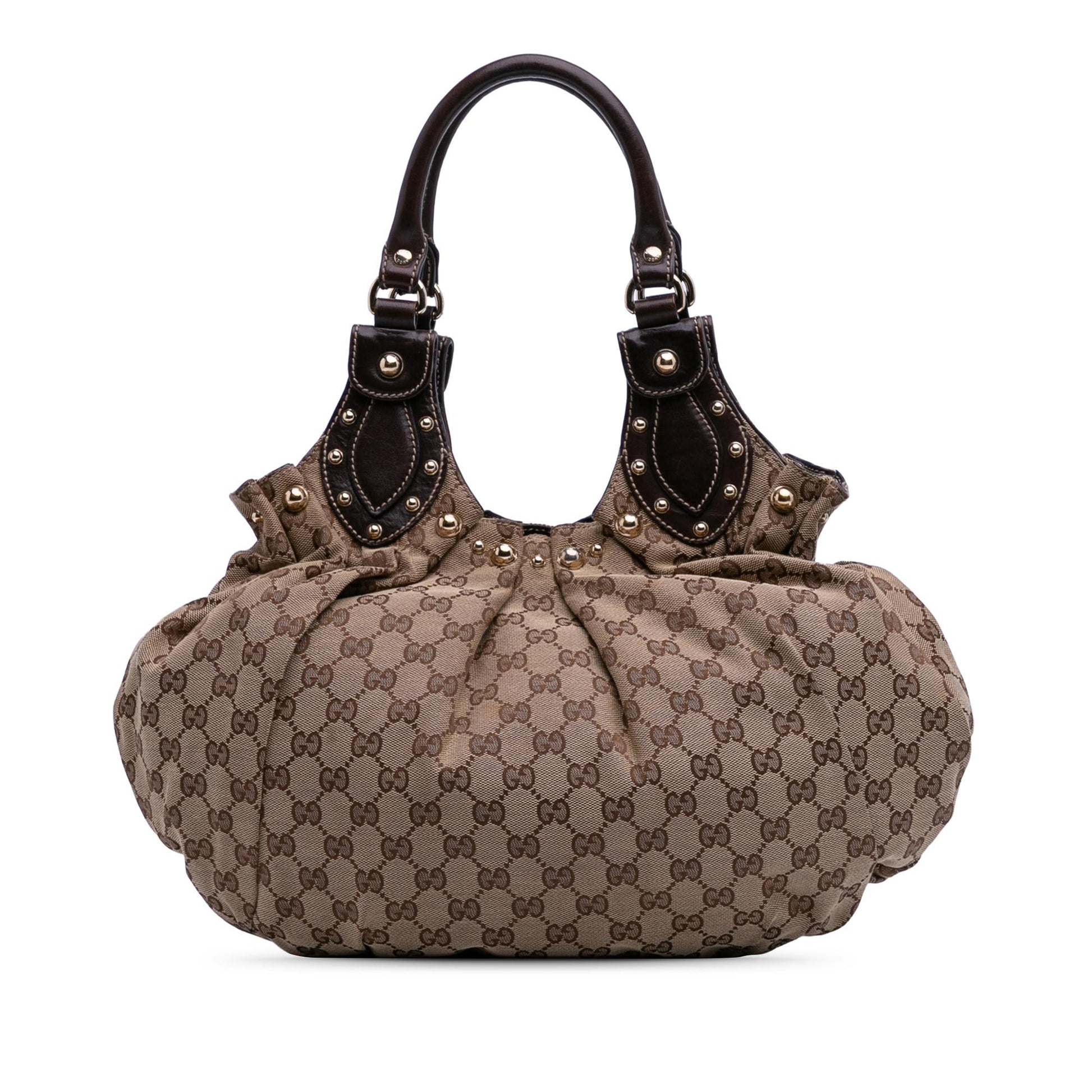 Gucci GG Pelham Canvas Brown Shoulder Bag