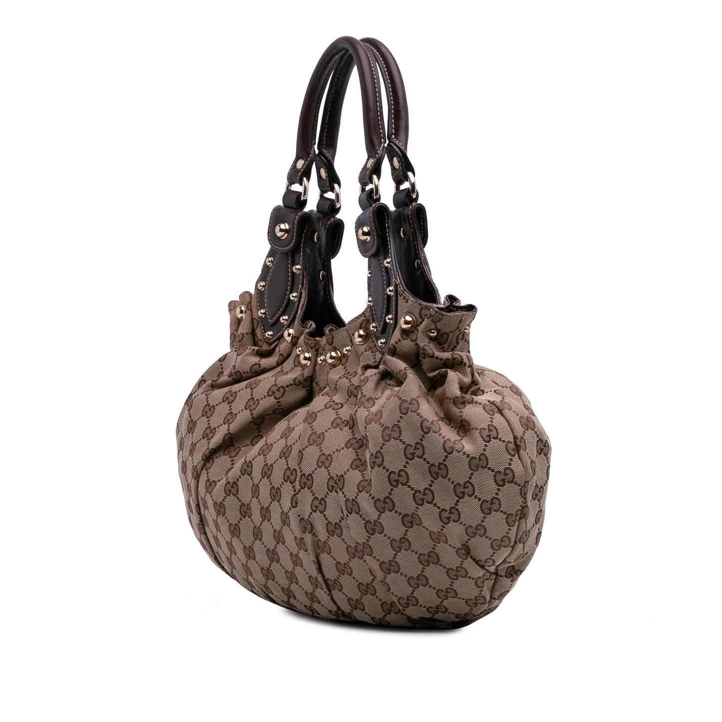 Gucci GG Pelham Canvas Brown Shoulder Bag