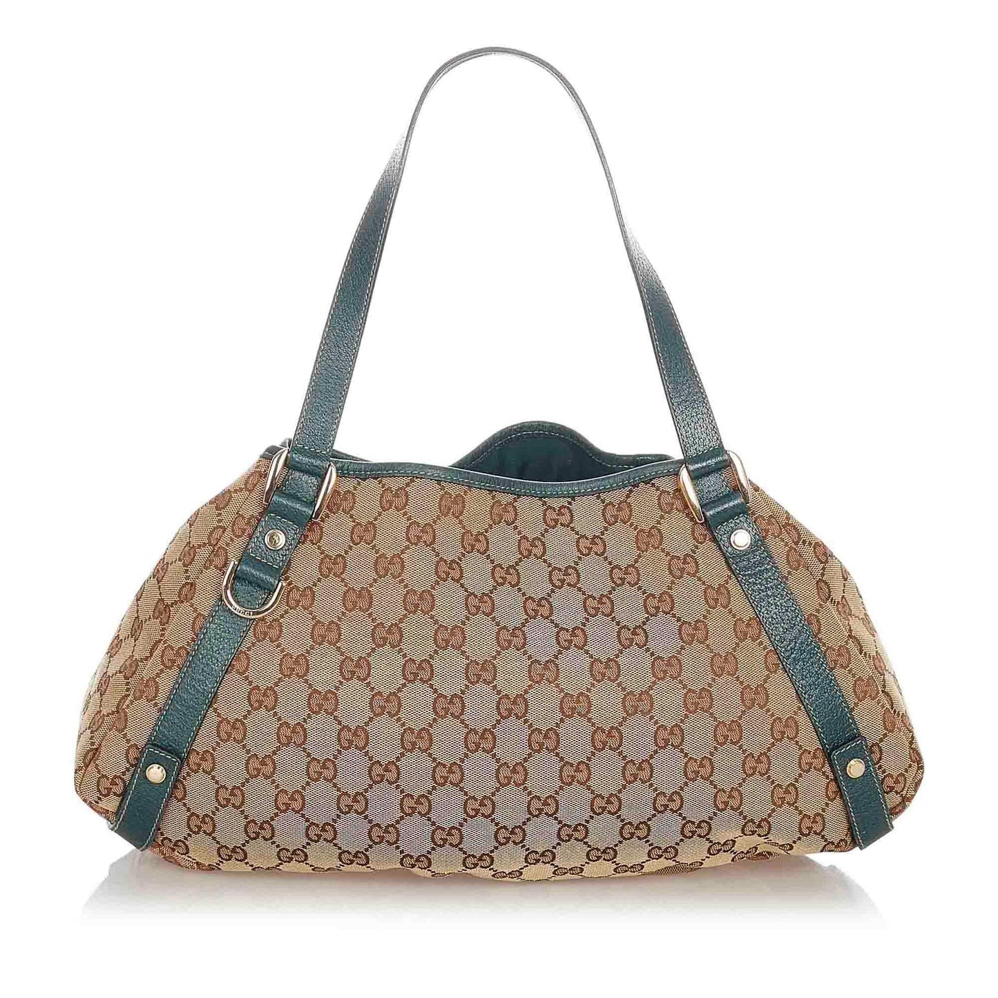 Gucci GG Pelham SHG Canvas Brown Green Shoulder Bag Bag Shg