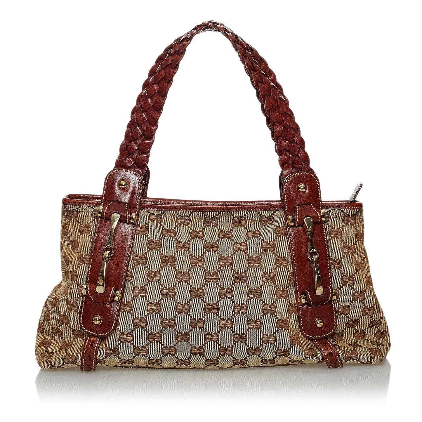 Gucci GG Pelham SHG Canvas Brown Shoulder Bag 4