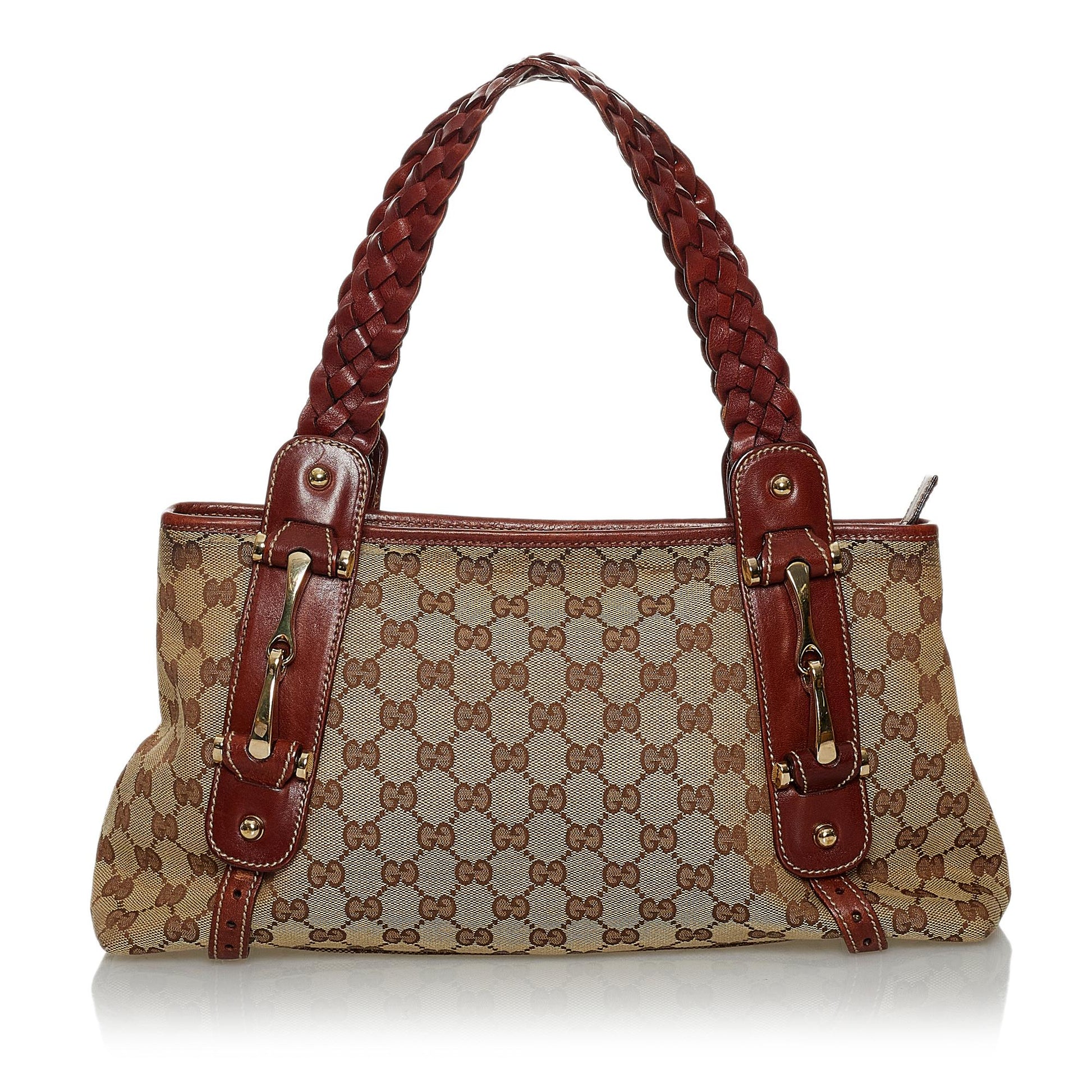 Gucci GG Pelham SHG Canvas Brown Shoulder Bag 4