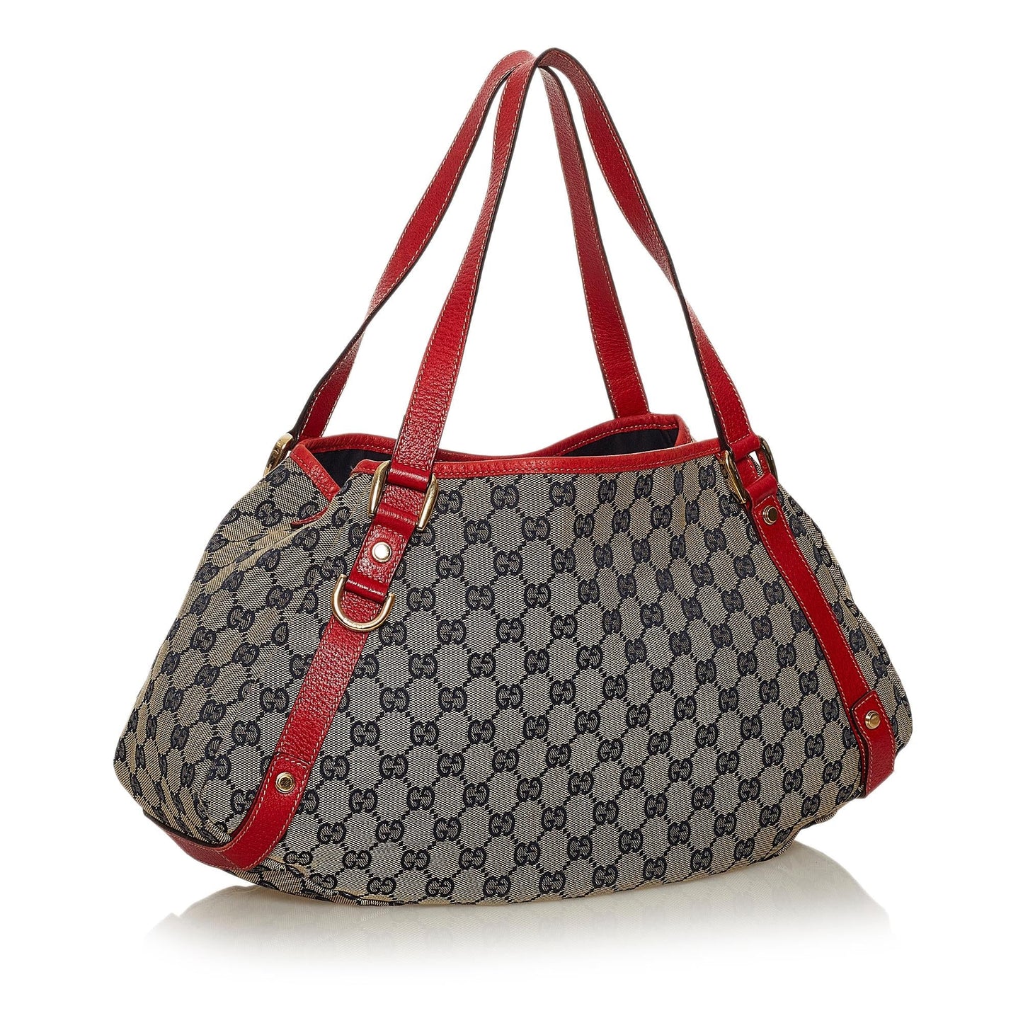 Gucci GG Pelham SHG Canvas Red Grey Shoulder Bag