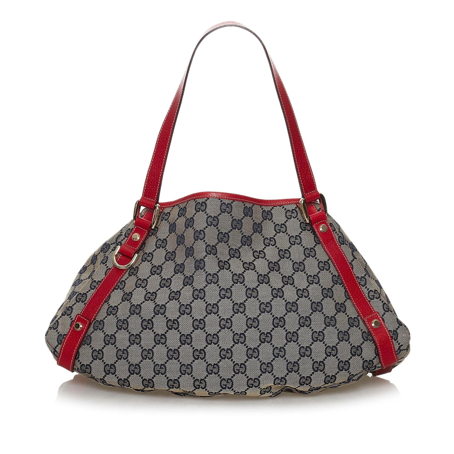 Gucci GG Pelham SHG Canvas Red Grey Shoulder Bag Bag Shg