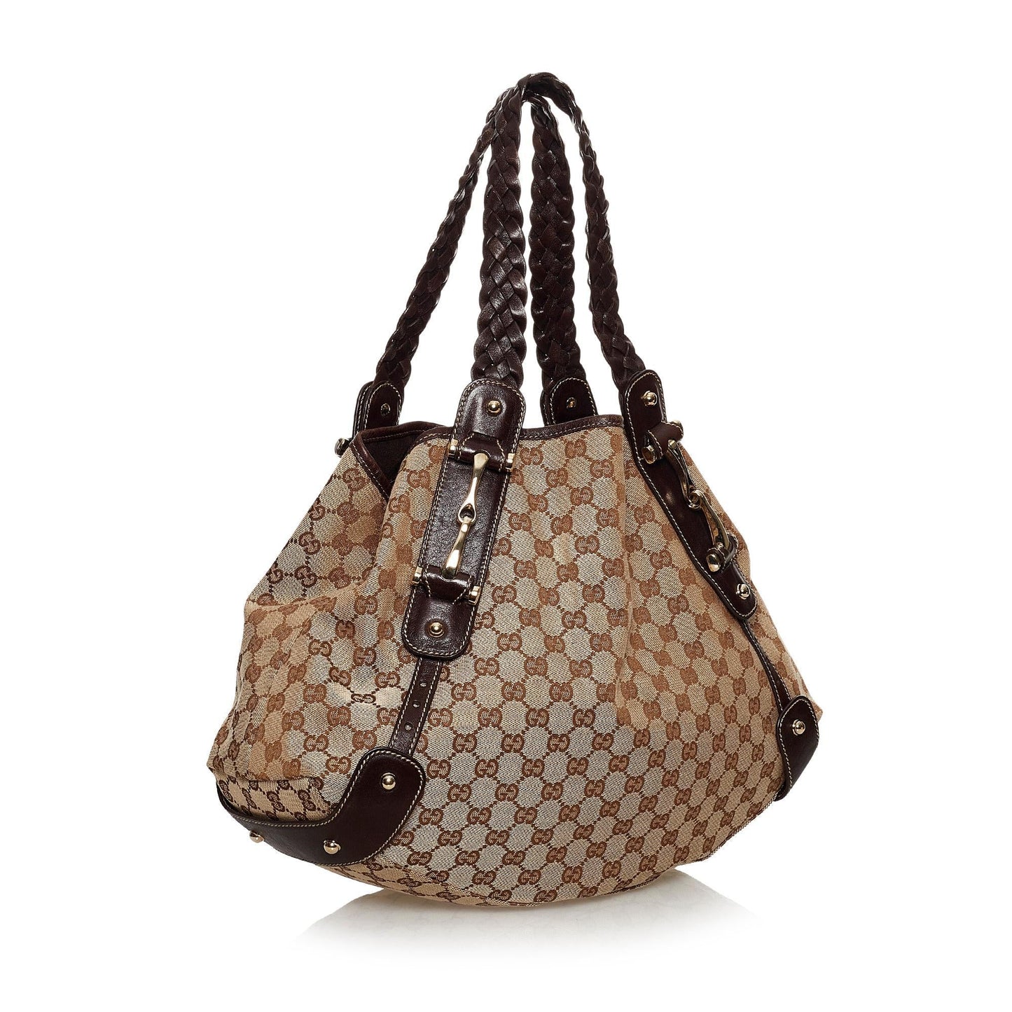 Gucci GG Pelham SHG Canvas Calf Brown Shoulder Bag 3
