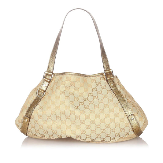 Gucci GG Pelham SHG Canvas Brown Gold Shoulder Bag 3