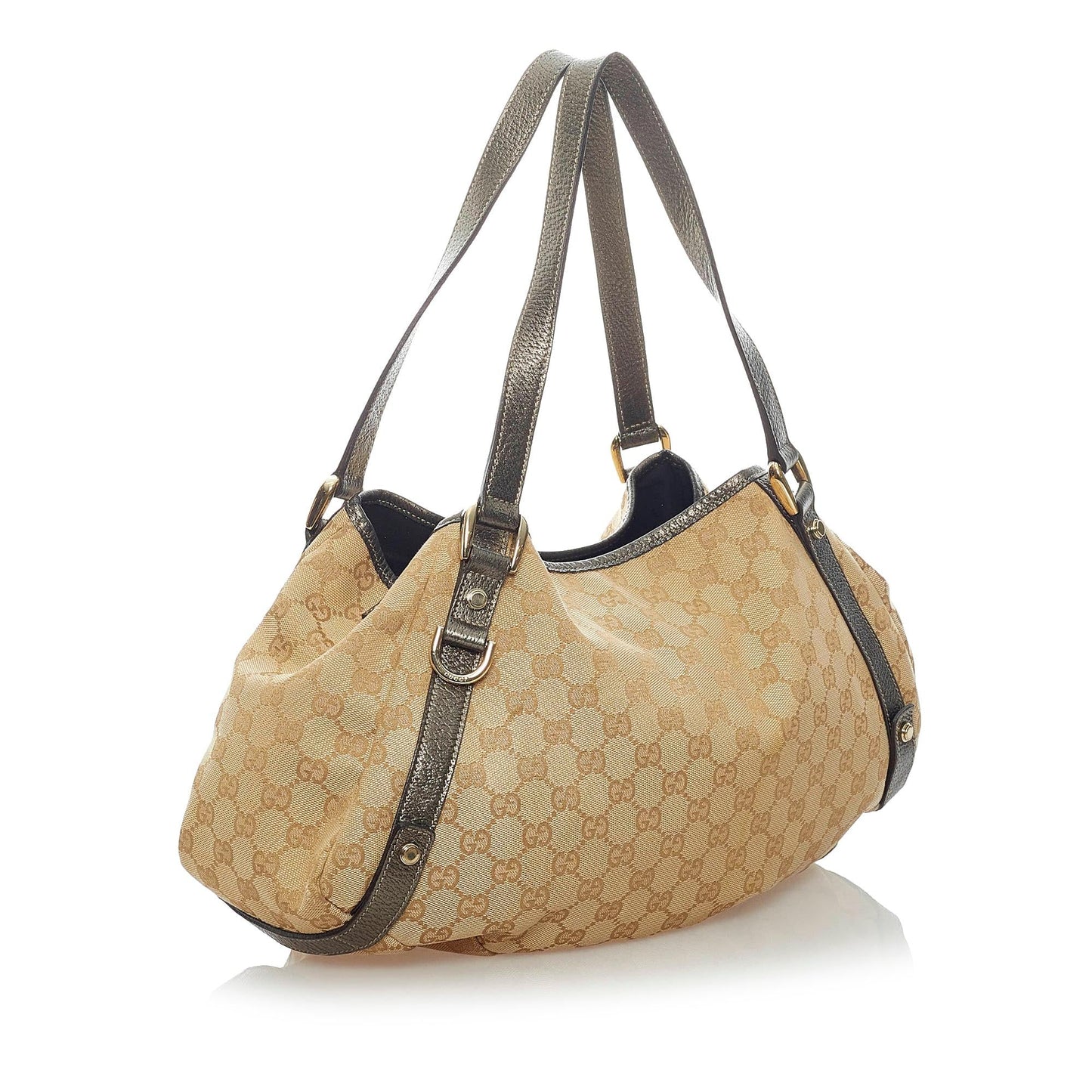 Gucci GG Pelham SHG Canvas Calf Brown Shoulder Bag Bag Shg