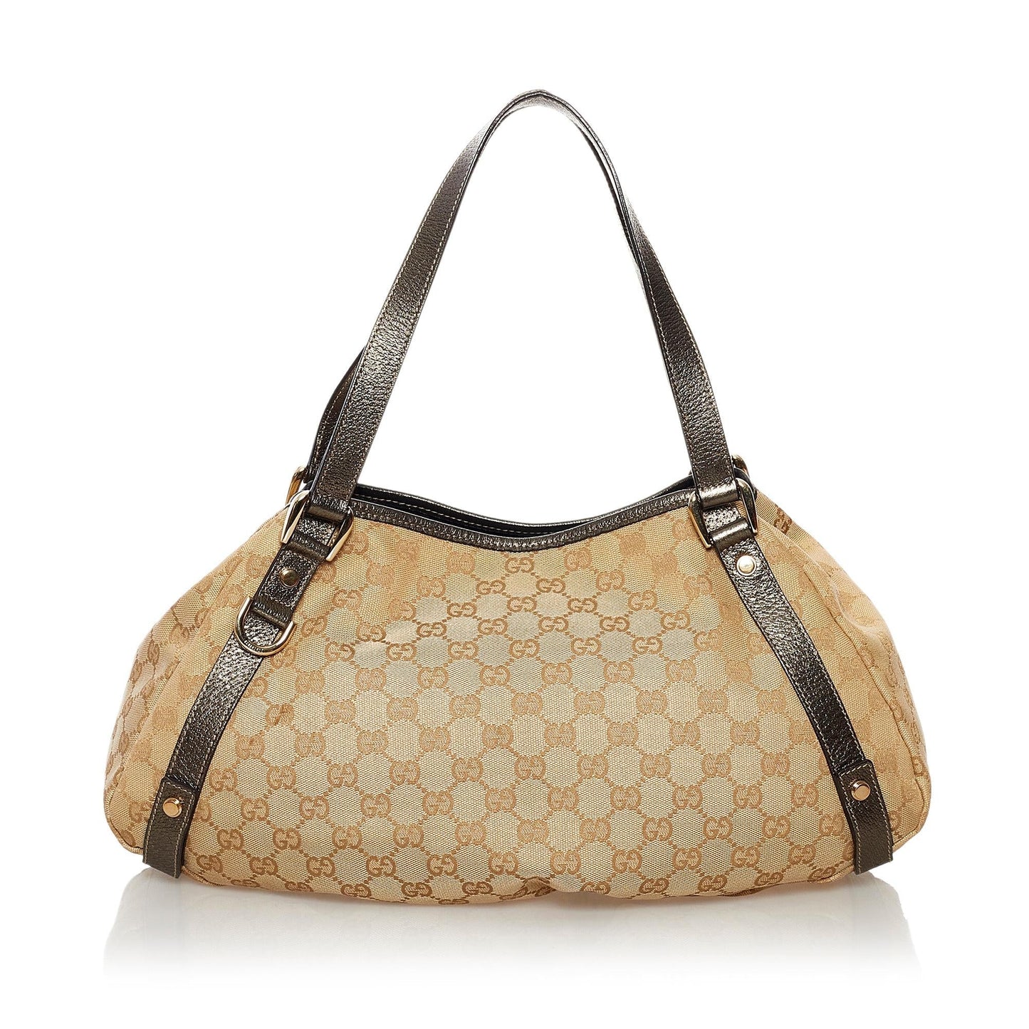 Gucci GG Pelham SHG Canvas Brown Gold Shoulder Bag