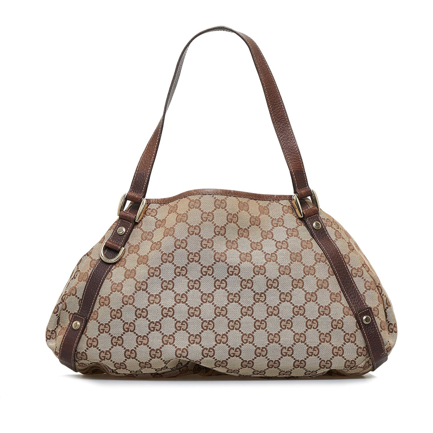 Gucci GG Pelham SHG-QpnTdN Canvas Calf Brown Shoulder Bag