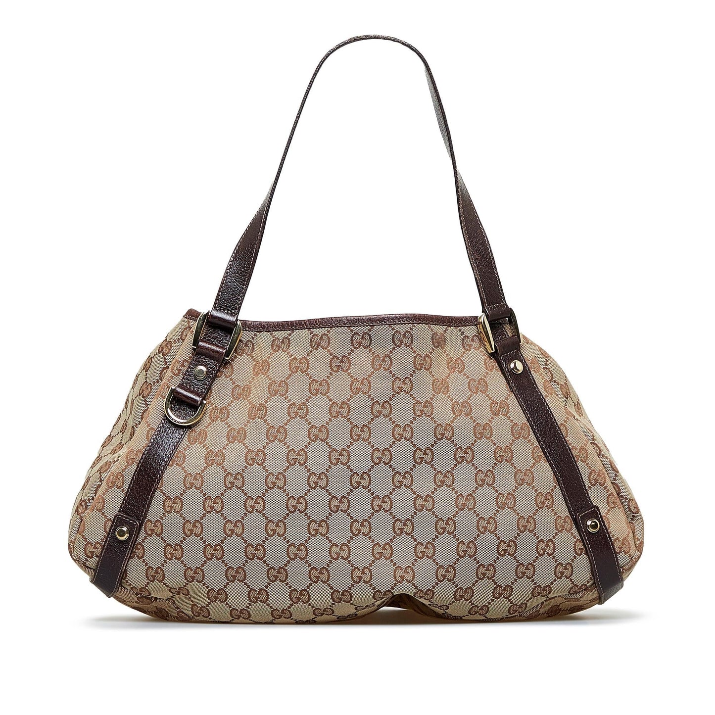 Gucci GG Pelham SHG-oLGWDu Canvas Calf Brown Shoulder Bag