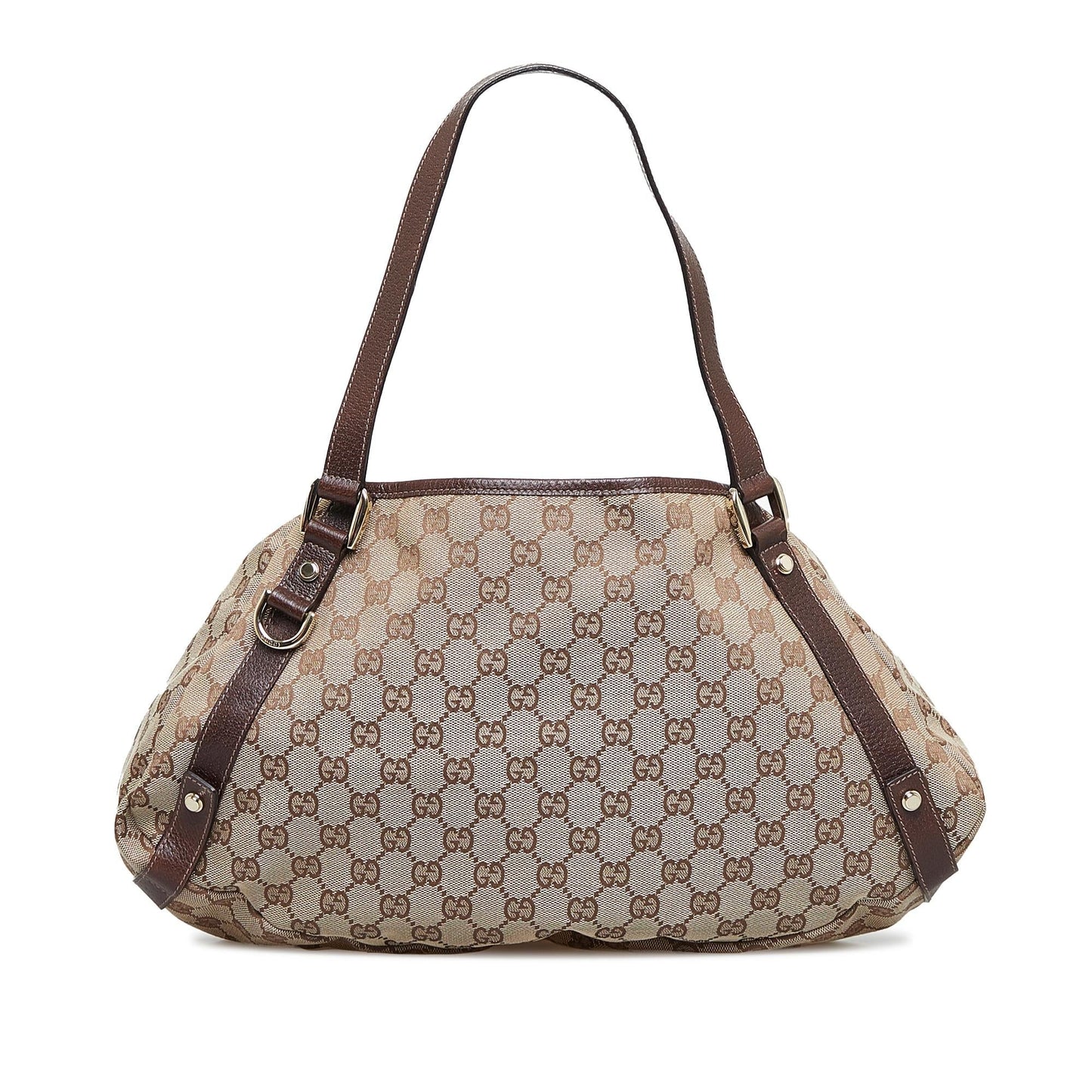 Gucci GG Pelham SHG-ZEcu1Y Canvas Calf Brown Shoulder Bag