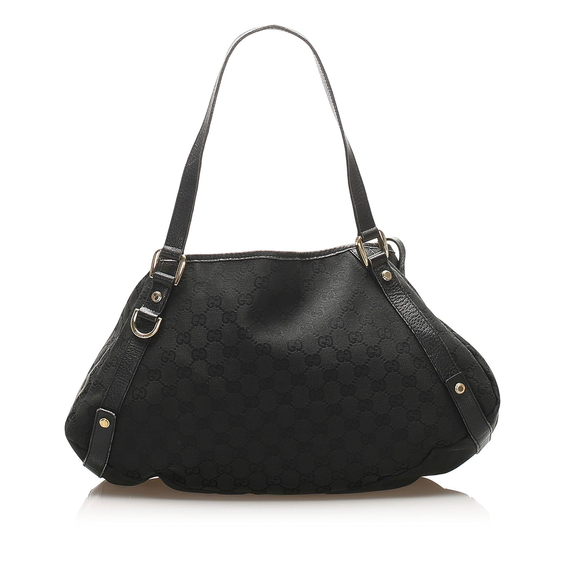 Gucci GG Pelham SHG Canvas Black Tote Bag
