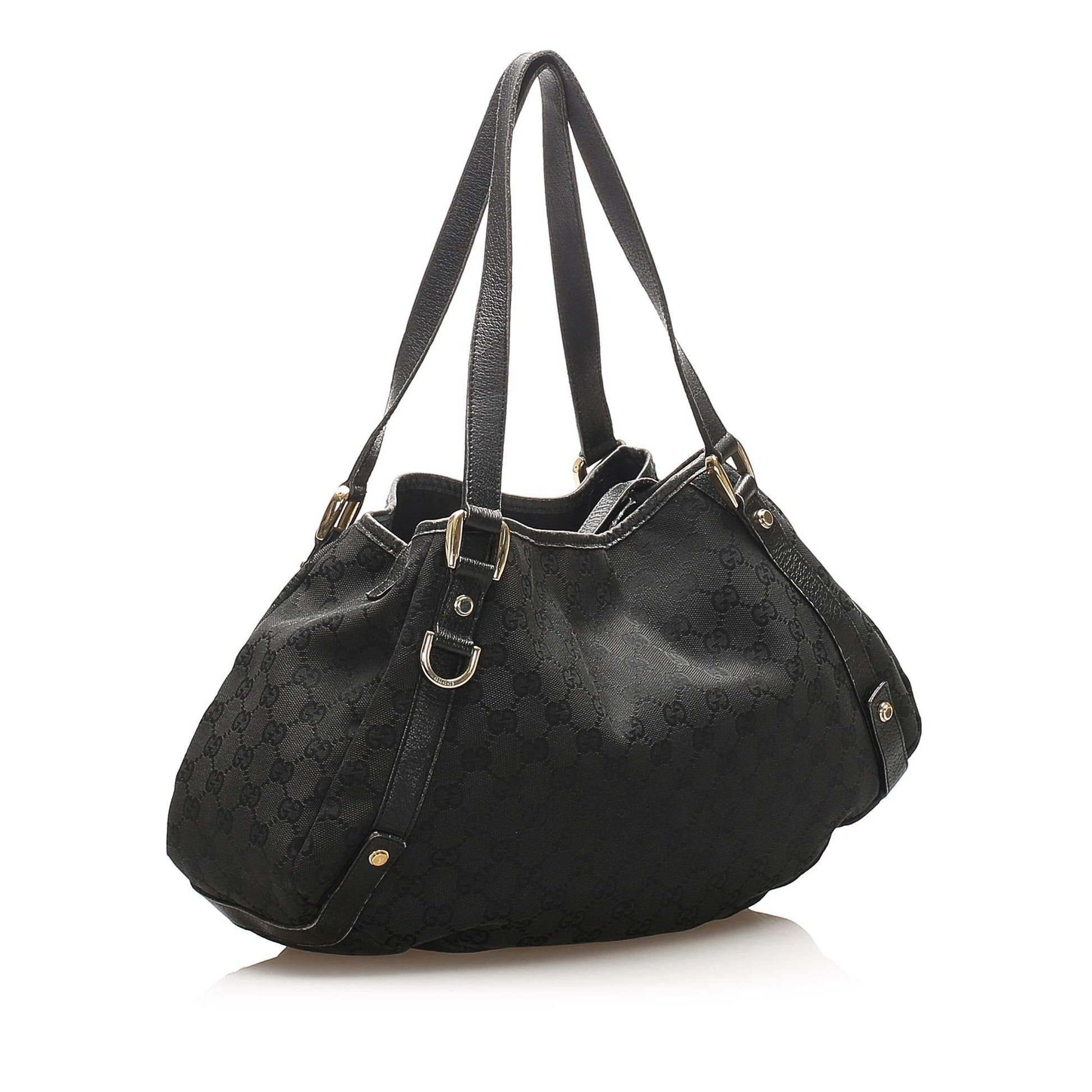 Gucci GG Pelham SHG Canvas Black Tote Bag