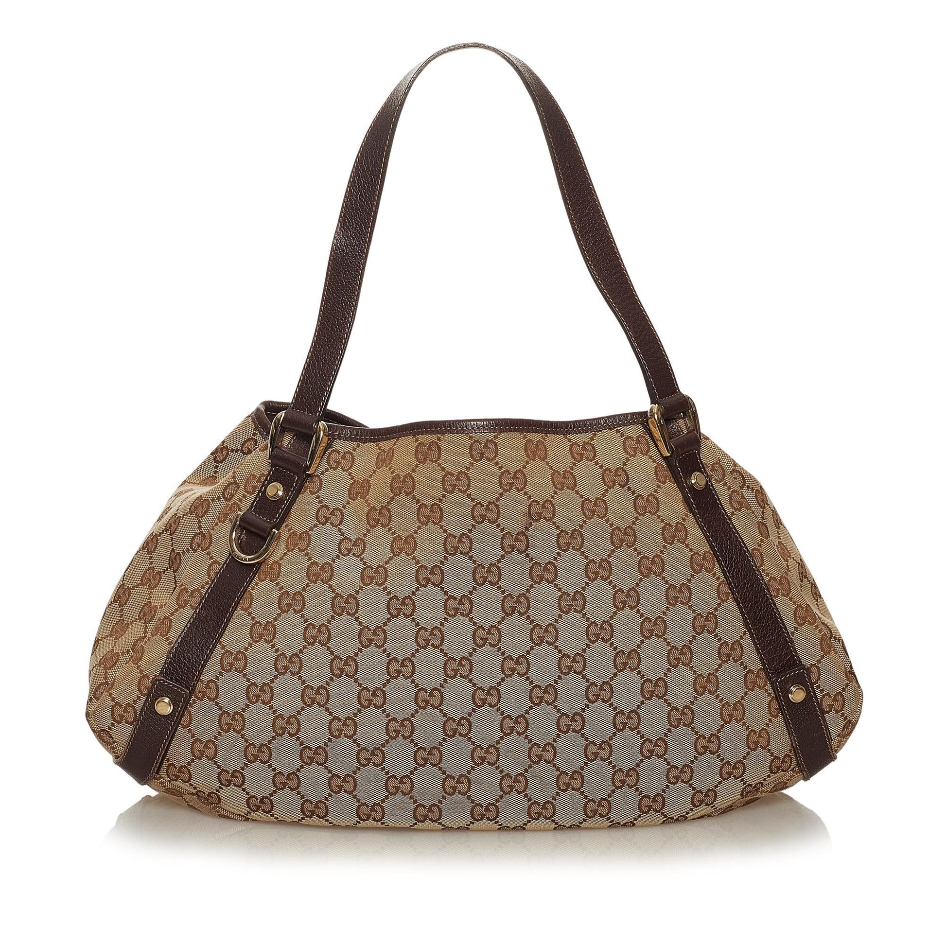 Gucci GG Pelham SHG Canvas Brown Tote Bag Bag Shg