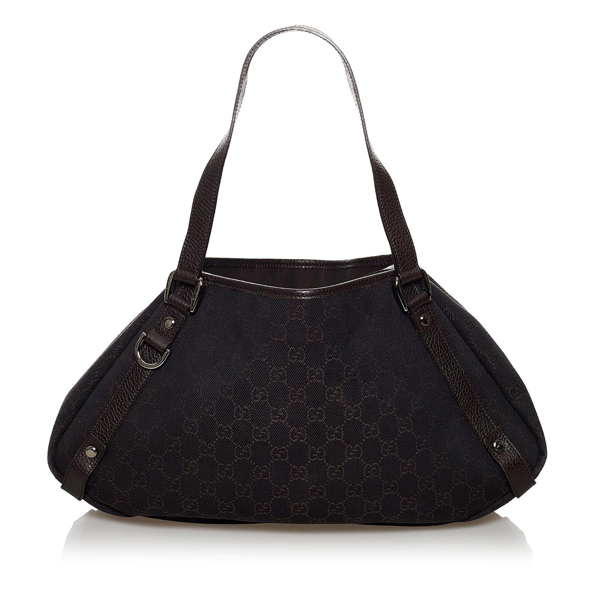 Gucci GG Pelham SHG Canvas Brown Tote Bag 4