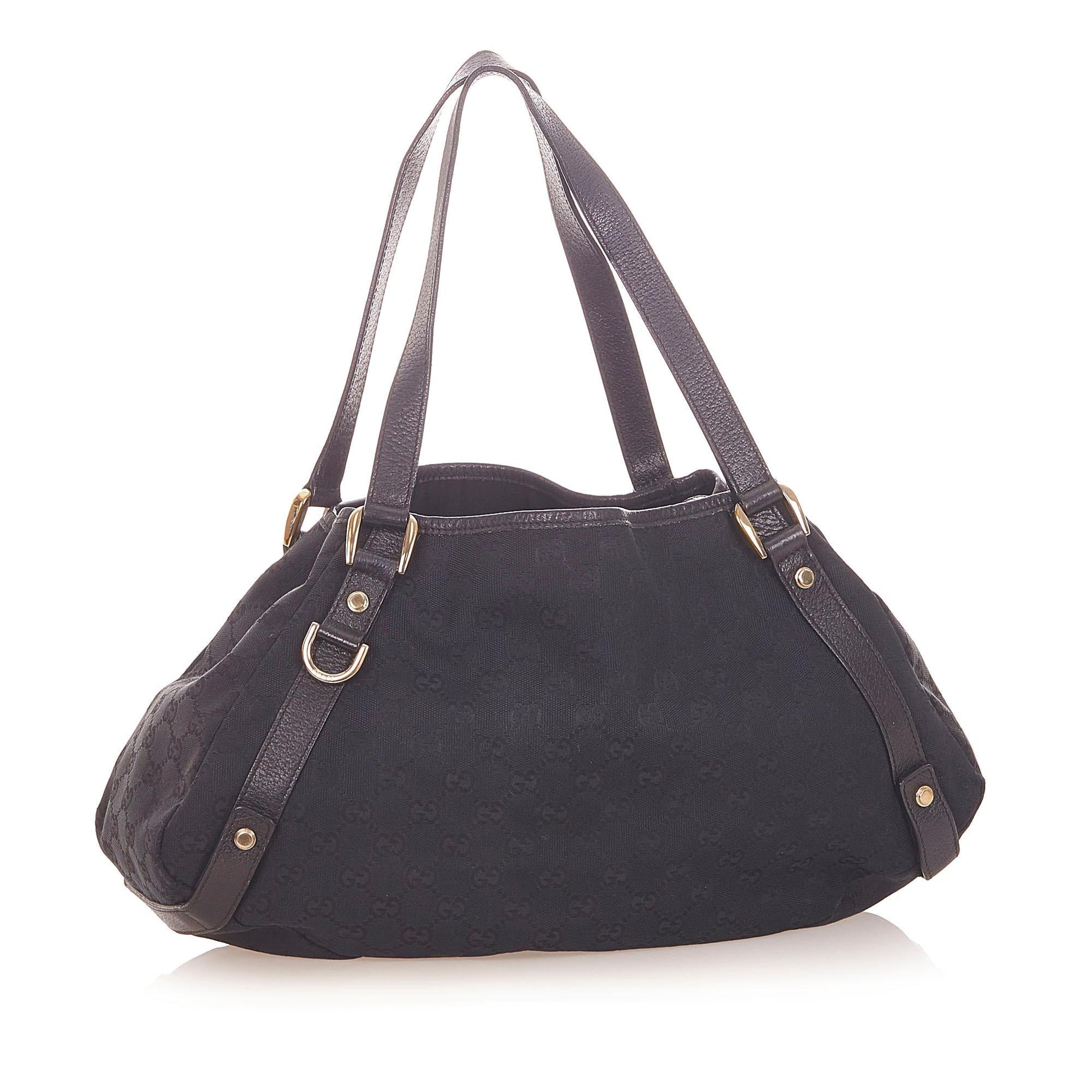Gucci GG Pelham SHG Canvas Black Tote Bag 3