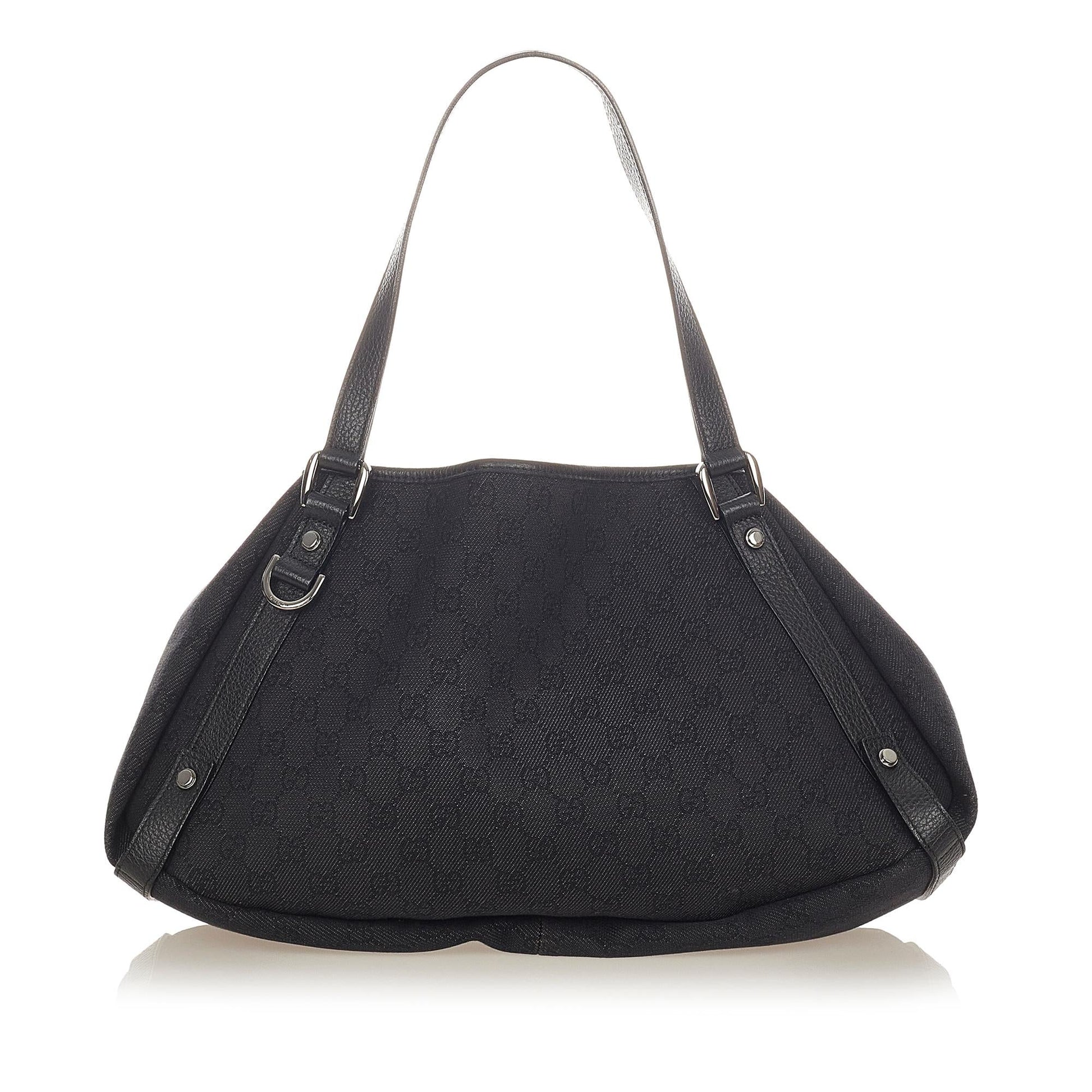 Gucci GG Pelham SHG Canvas Black Tote Bag 4