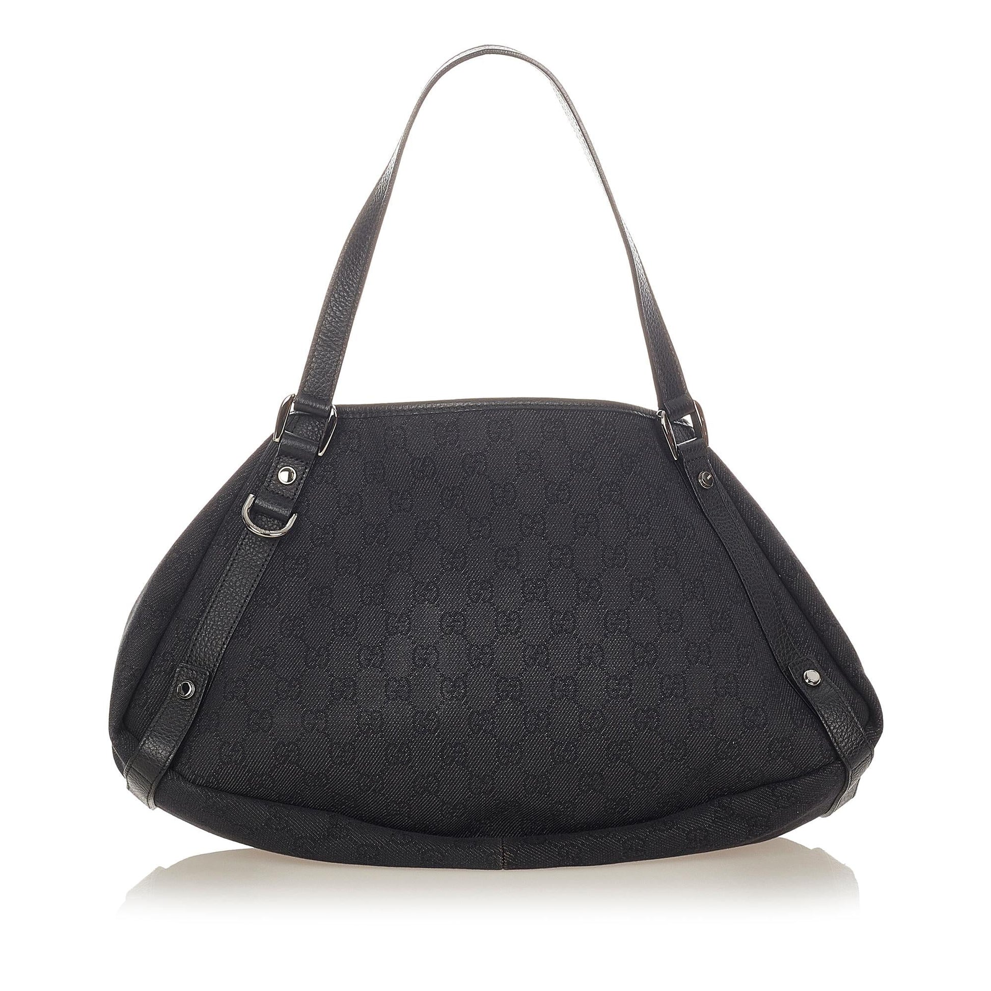 Gucci GG Pelham SHG Canvas Black Tote Bag 4