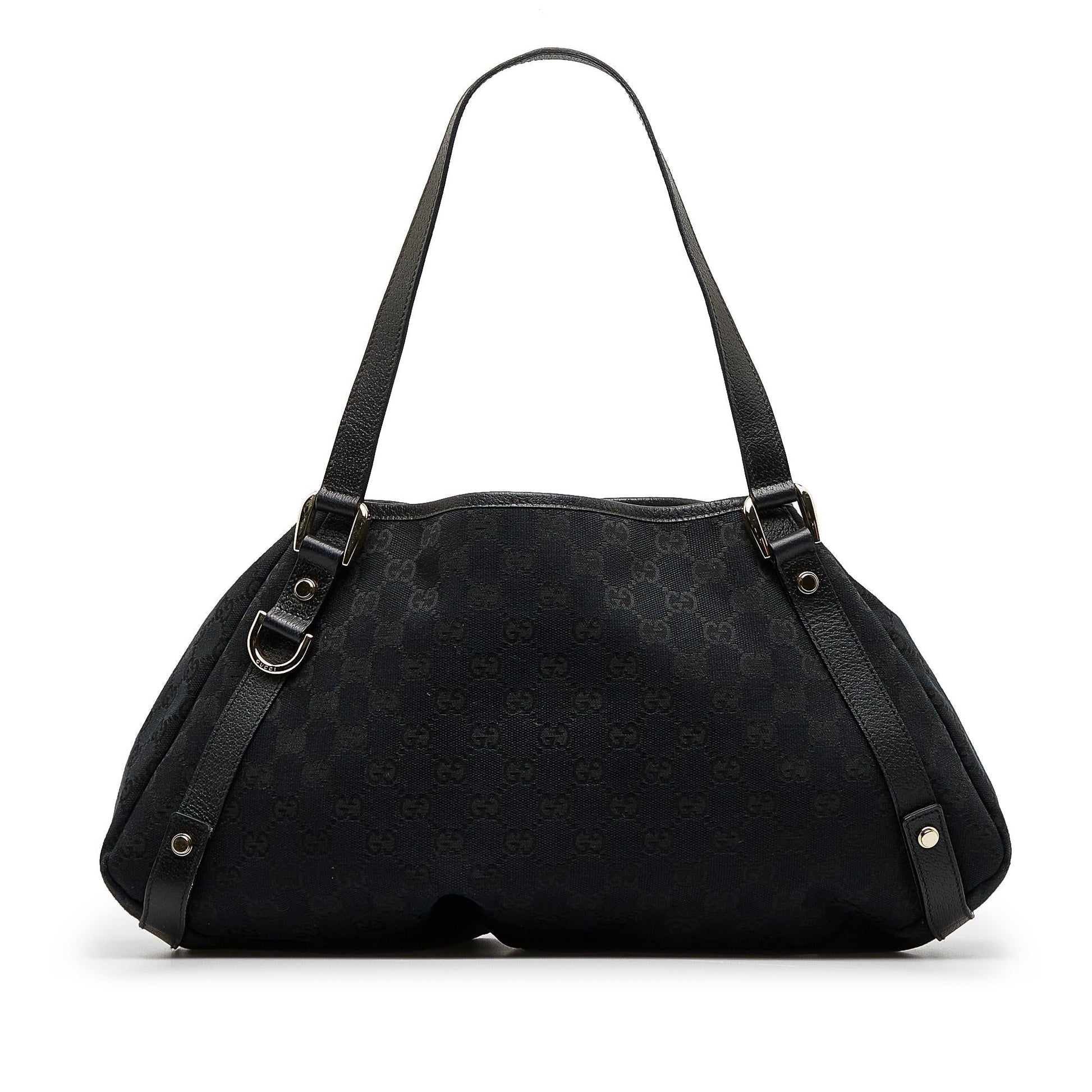 Gucci GG Pelham SHG-bXJs1N Canvas Black Tote Bag