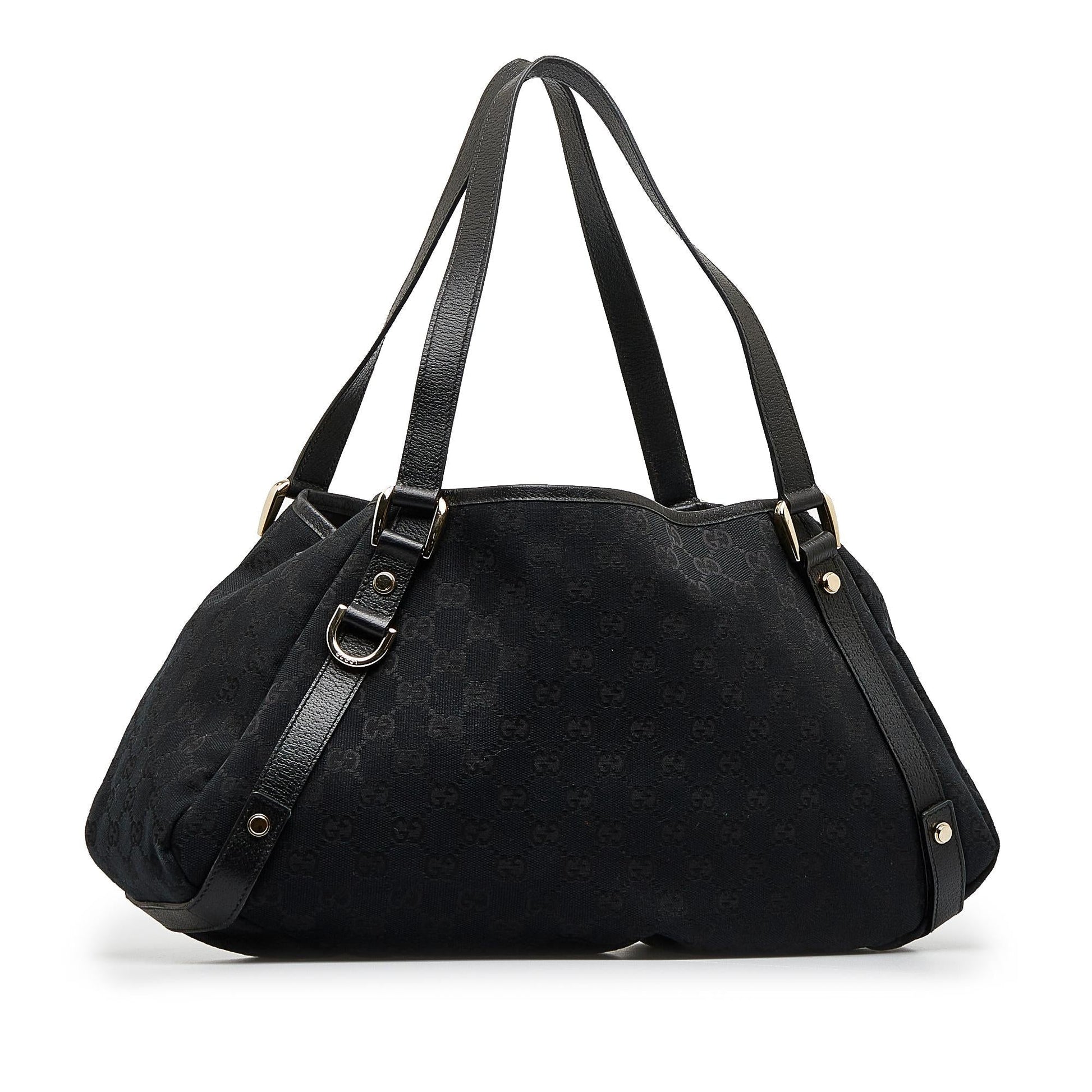 Gucci GG Pelham SHG-bXJs1N Canvas Black Tote Bag