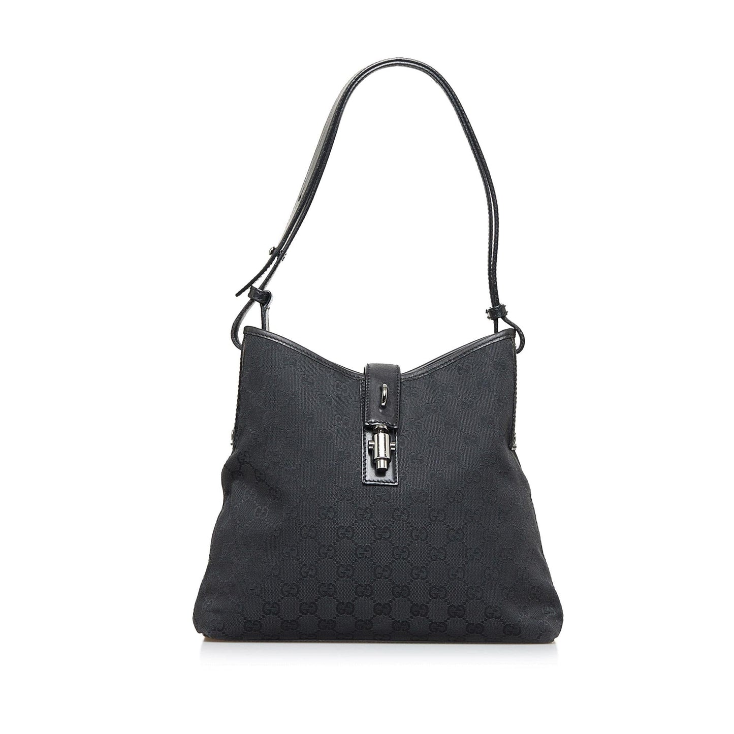 Gucci GG Piston SHG-UpkBKi Canvas Black Shoulder Bag