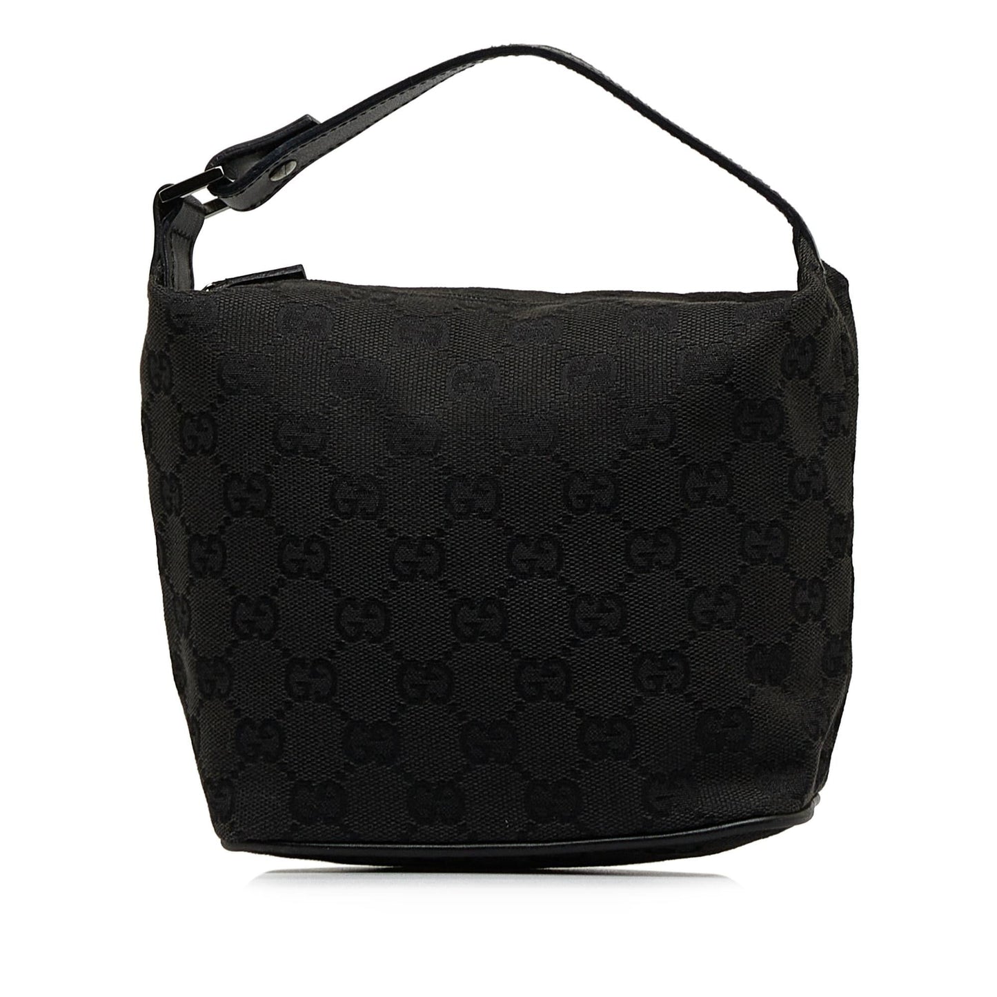 Gucci GG Pochette SHG-iXEZ0N Canvas Black Satchel Bag