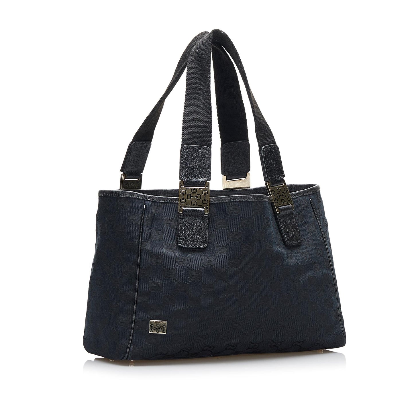 Gucci GG Pop SHG-1tLkEX Canvas Calf Black Satchel Bag
