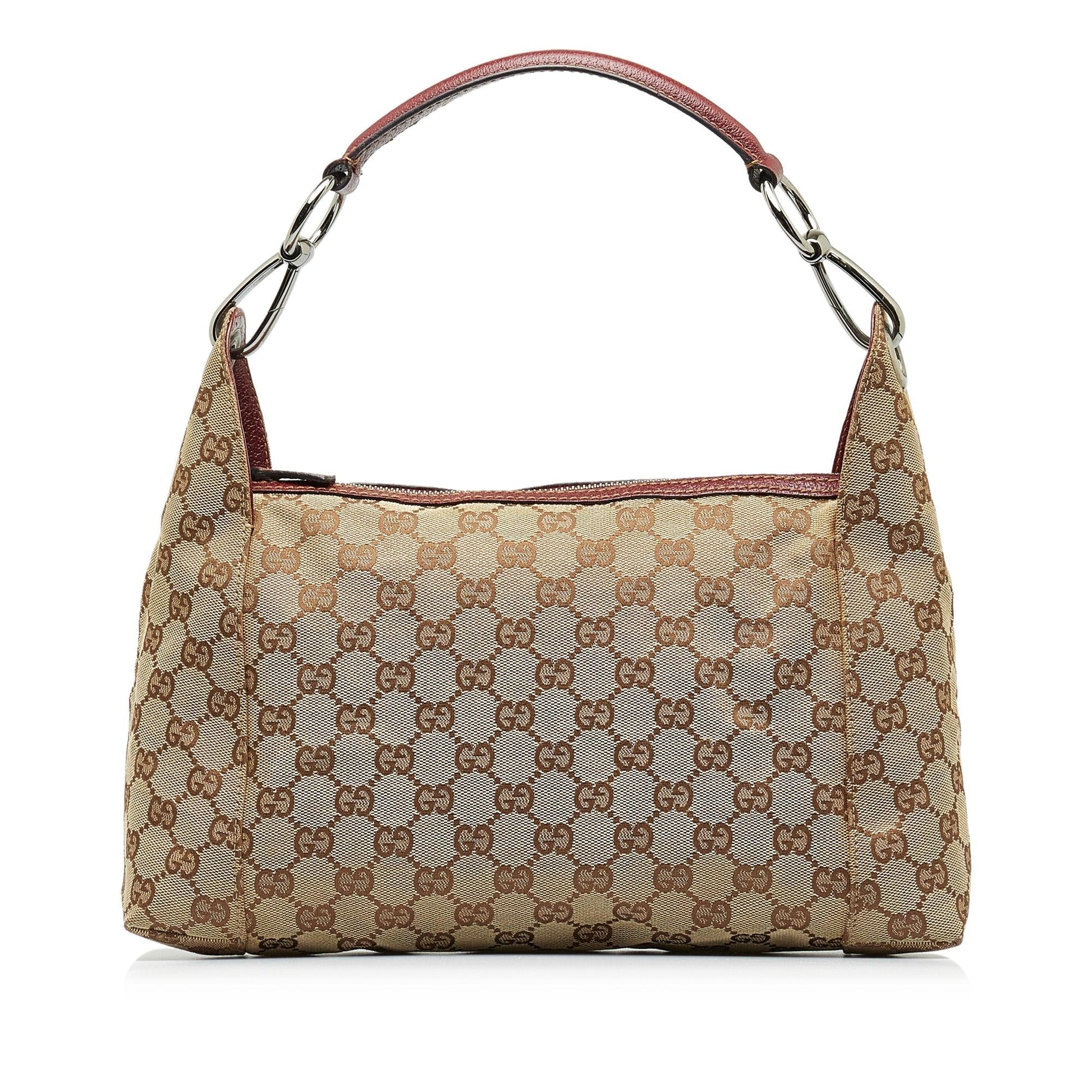 Gucci GG Pop SHG-uQwJc8 Canvas Calf Brown Satchel Bag