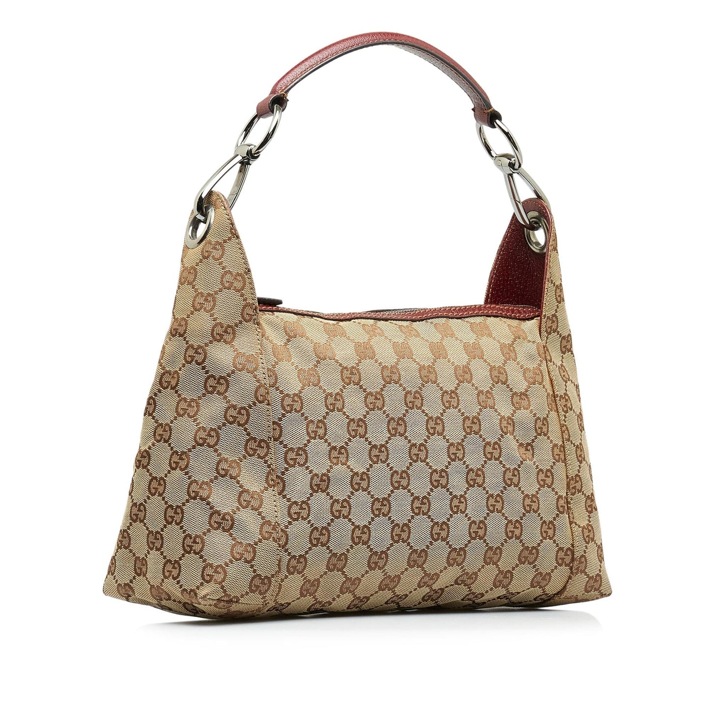 Gucci GG Pop SHG-uQwJc8 Canvas Calf Brown Satchel Bag